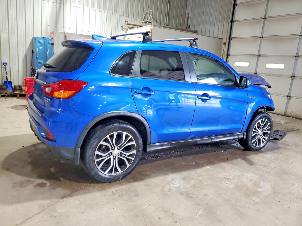 2019 Mitsubishi Outlander Sport Es Синий vin: JA4AP3AU0KU008382
