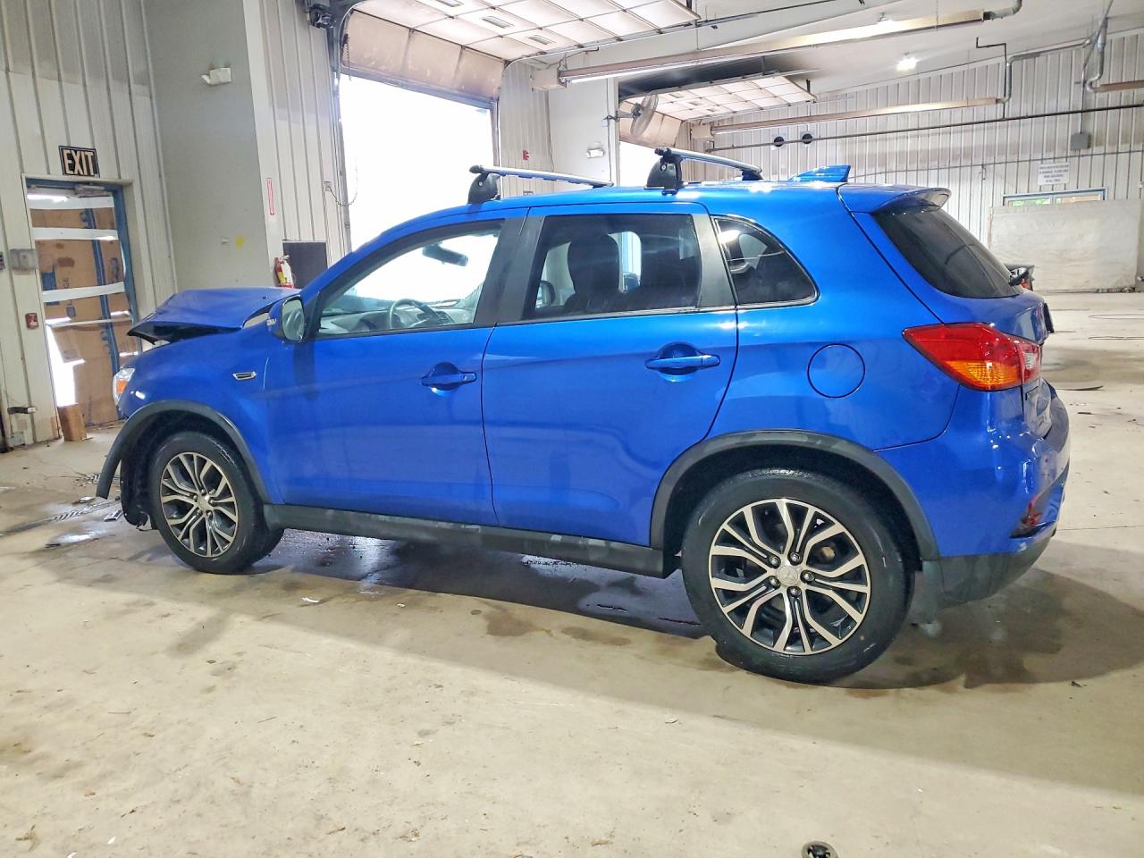2019 Mitsubishi Outlander Sport Es Синий vin: JA4AP3AU0KU008382