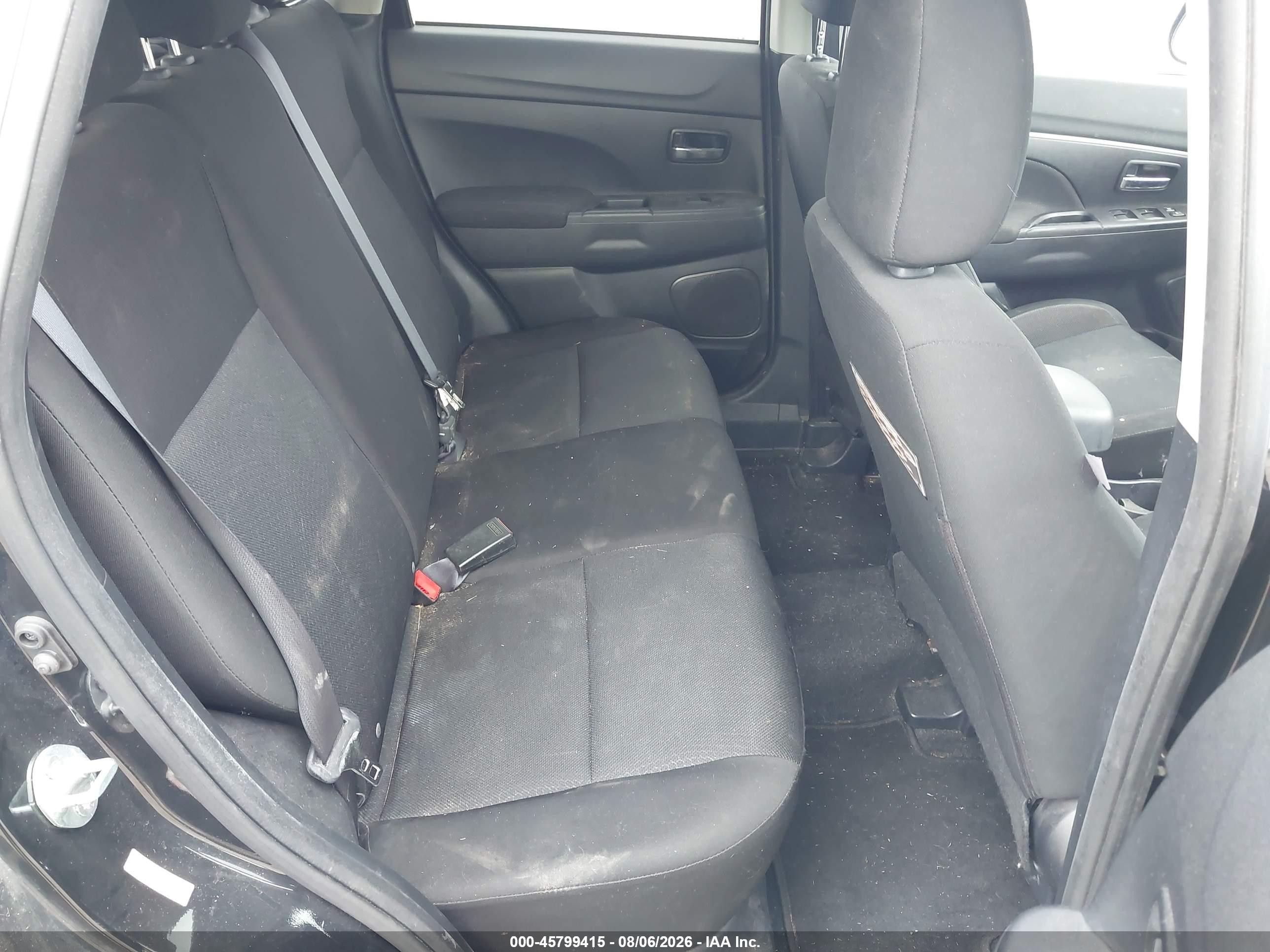 2011 Mitsubishi Outlander Sport Es Черный vin: JA4AP3AU1BZ008975
