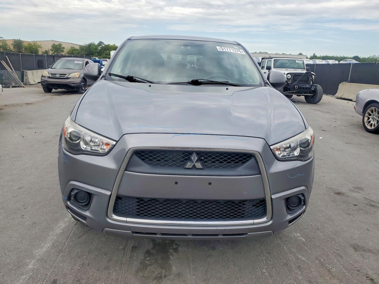 2011 Mitsubishi Outlander Sport Es Gray vin: JA4AP3AU1BZ012119