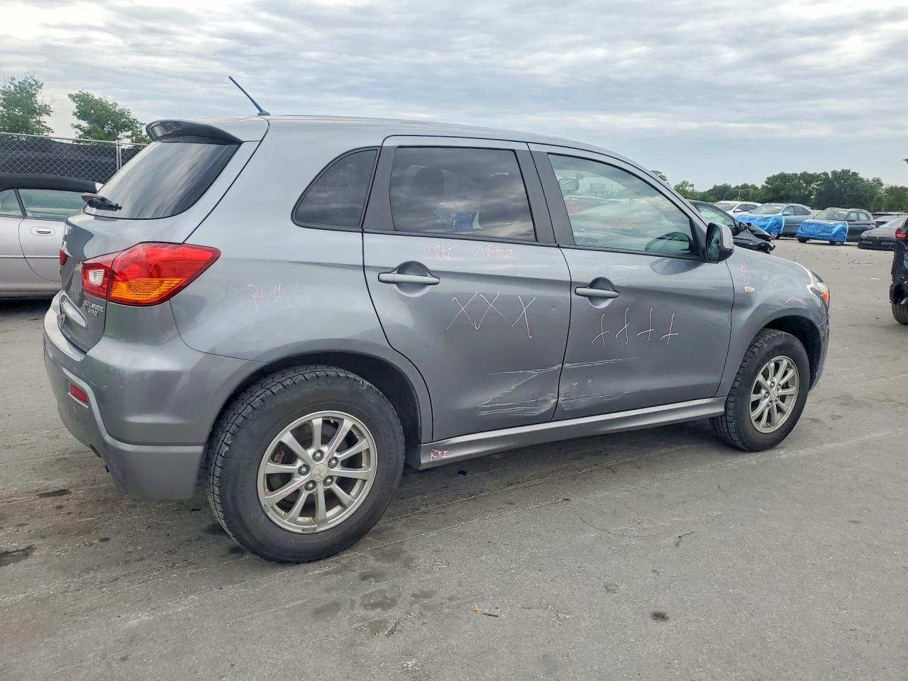2011 Mitsubishi Outlander Sport Es Gray vin: JA4AP3AU1BZ012119