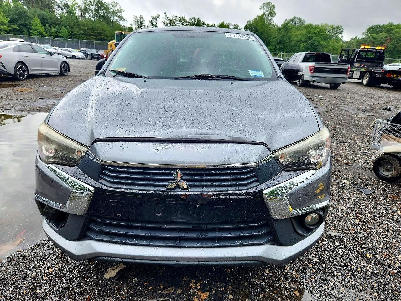 2017 Mitsubishi Outlander Sport Es Gray vin: JA4AP3AU1HZ034291