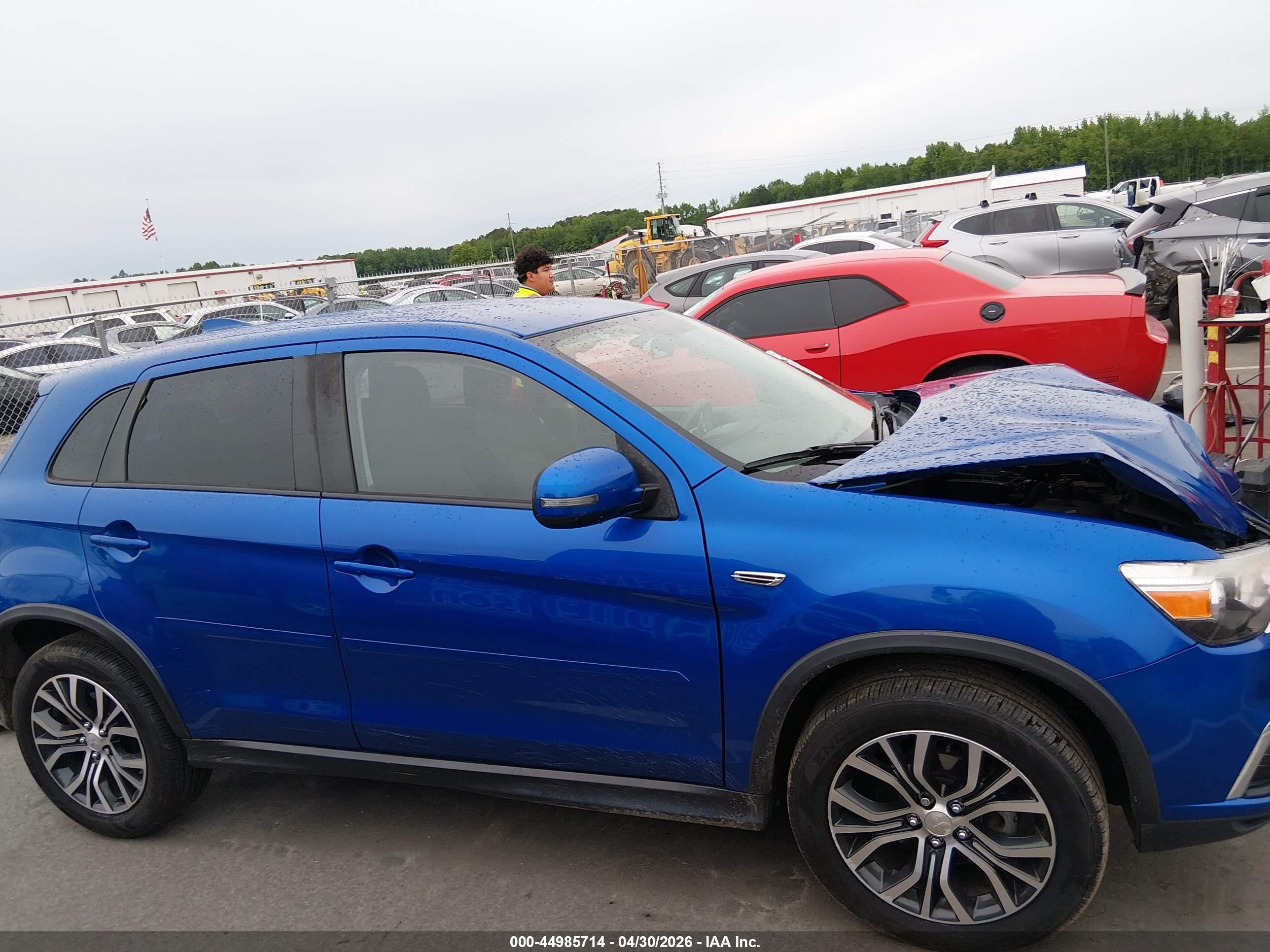2019 Mitsubishi Outlander Sport 2.0 Es Blue vin: JA4AP3AU1KU004213