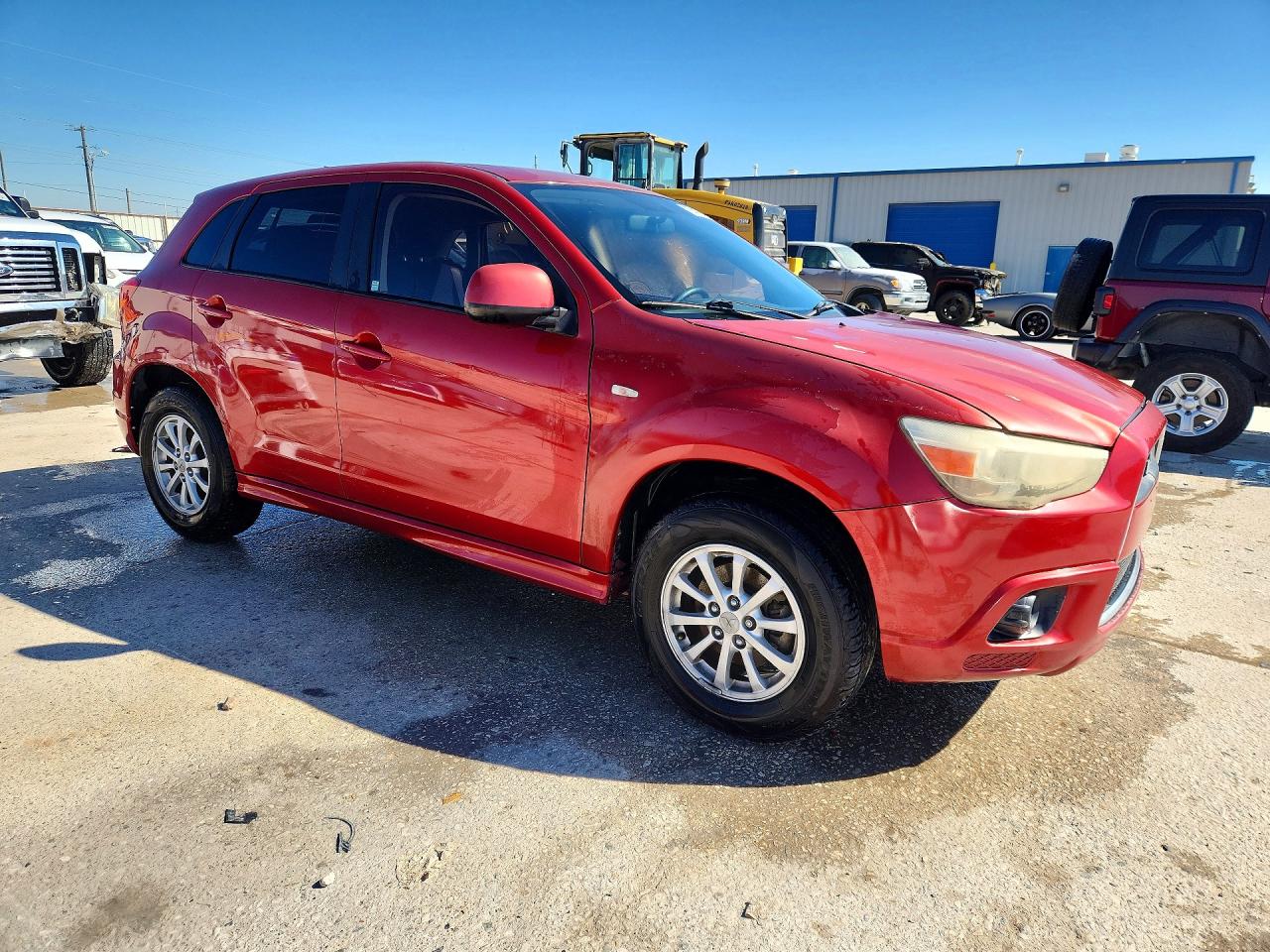 2012 Mitsubishi Outlander Sport Es Red vin: JA4AP3AU2CZ008517