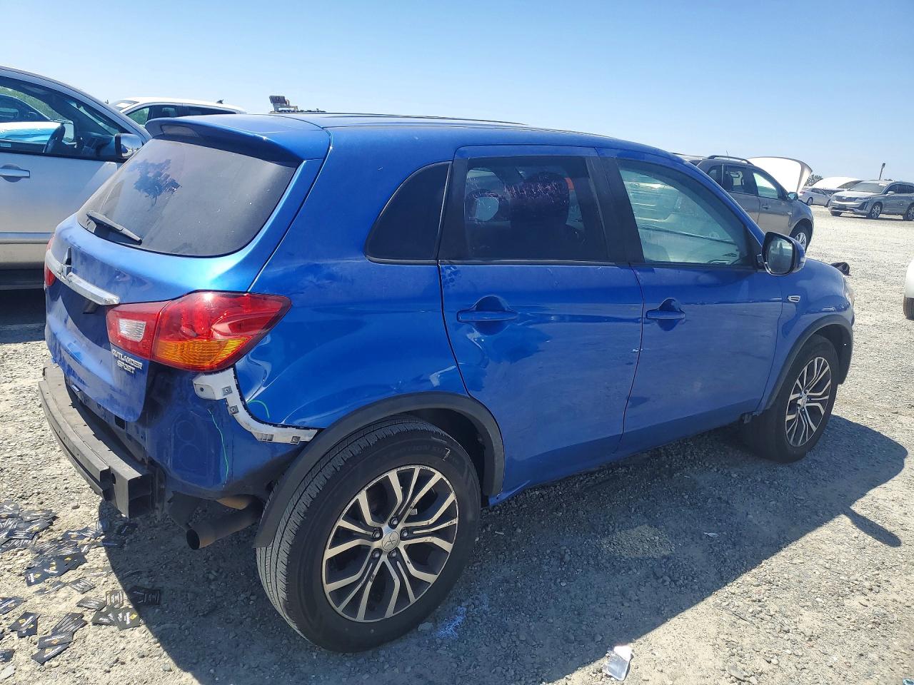 2019 Mitsubishi Outlander Sport Es Blue vin: JA4AP3AU2KU007881
