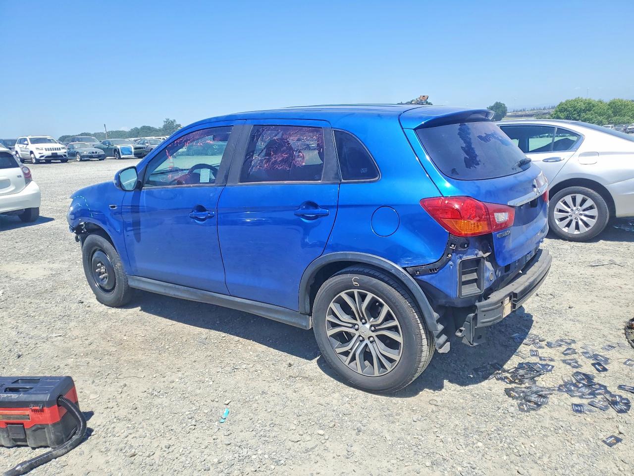 2019 Mitsubishi Outlander Sport Es Blue vin: JA4AP3AU2KU007881