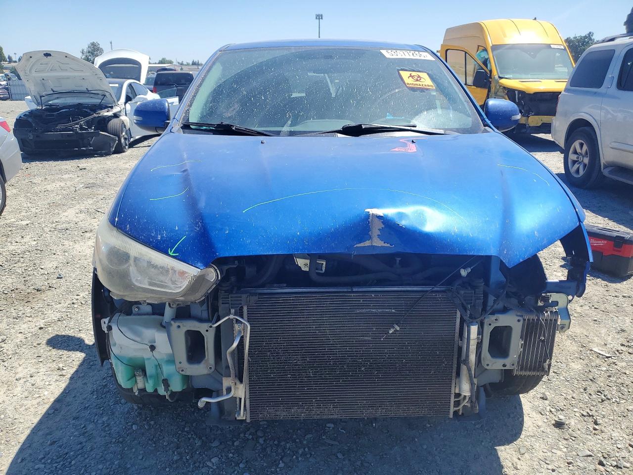 2019 Mitsubishi Outlander Sport Es Blue vin: JA4AP3AU2KU007881