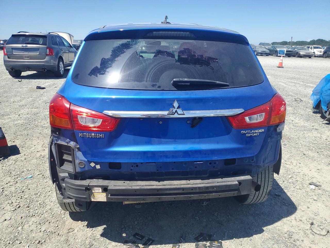 2019 Mitsubishi Outlander Sport Es Blue vin: JA4AP3AU2KU007881