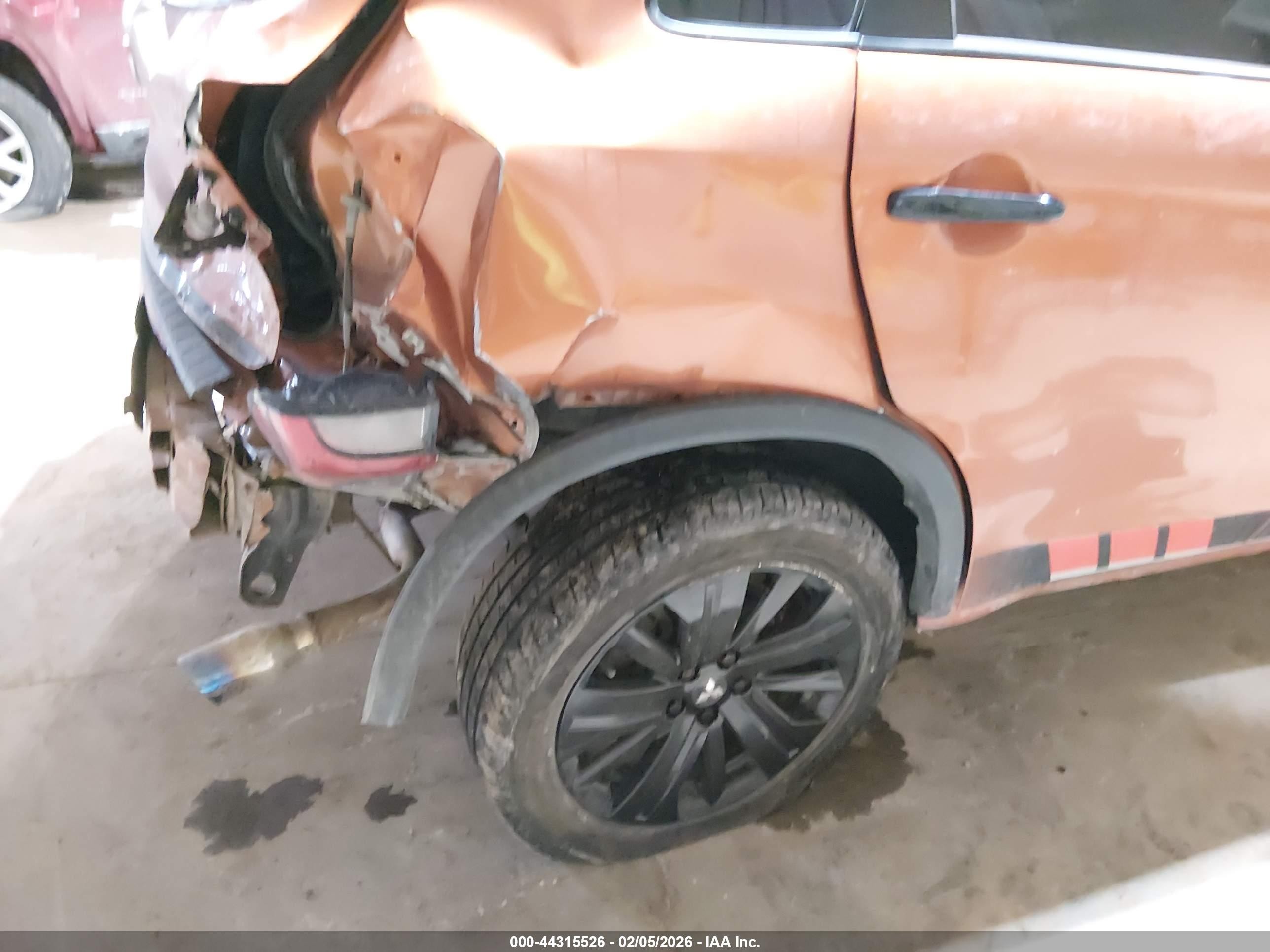 2020 Mitsubishi Outlander Sport 2.0 Be/2.0 Es/2.0 Sp Orange vin: JA4AP3AU2LU025055