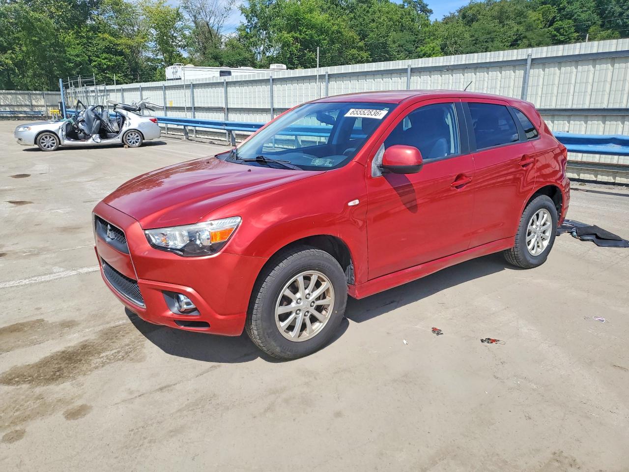 2012 Mitsubishi Outlander Sport Es Red vin: JA4AP3AU3CZ010115