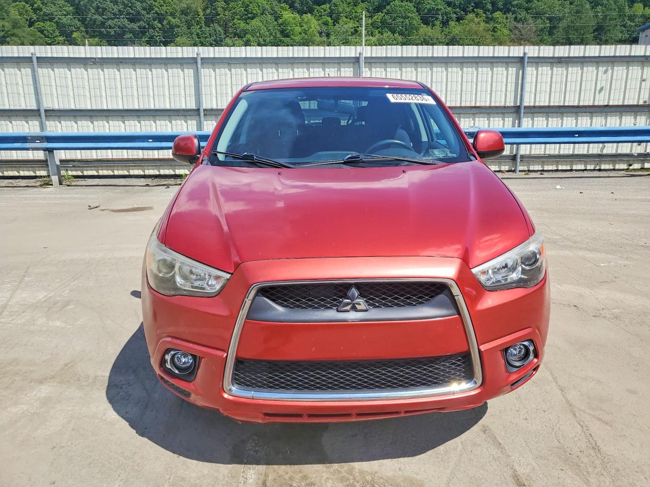 2012 Mitsubishi Outlander Sport Es Красный vin: JA4AP3AU3CZ010115