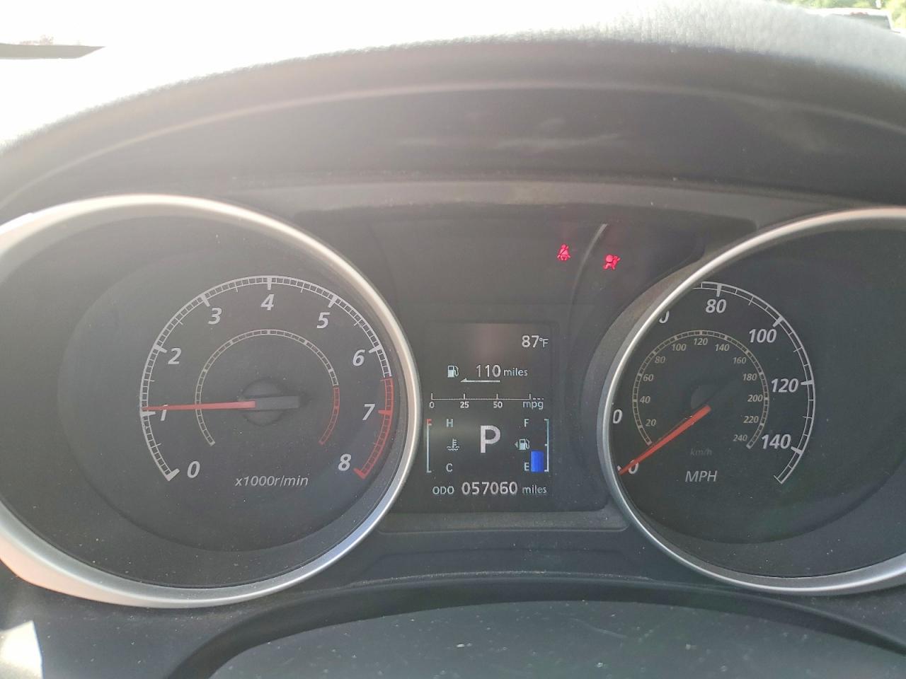 2012 Mitsubishi Outlander Sport Es Красный vin: JA4AP3AU3CZ010115