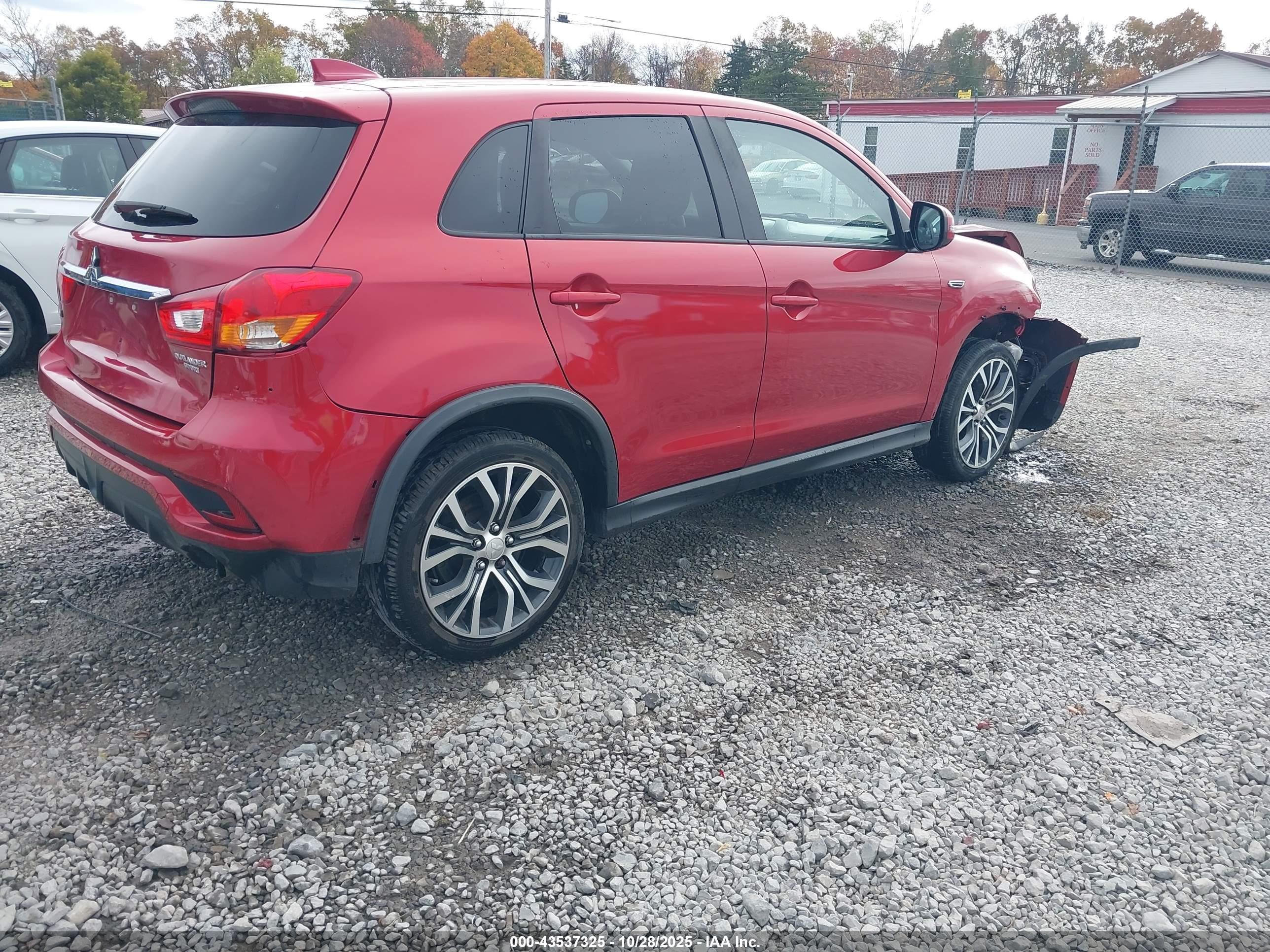 2019 Mitsubishi Outlander Sport 2.0 Es Red vin: JA4AP3AU3KU002852