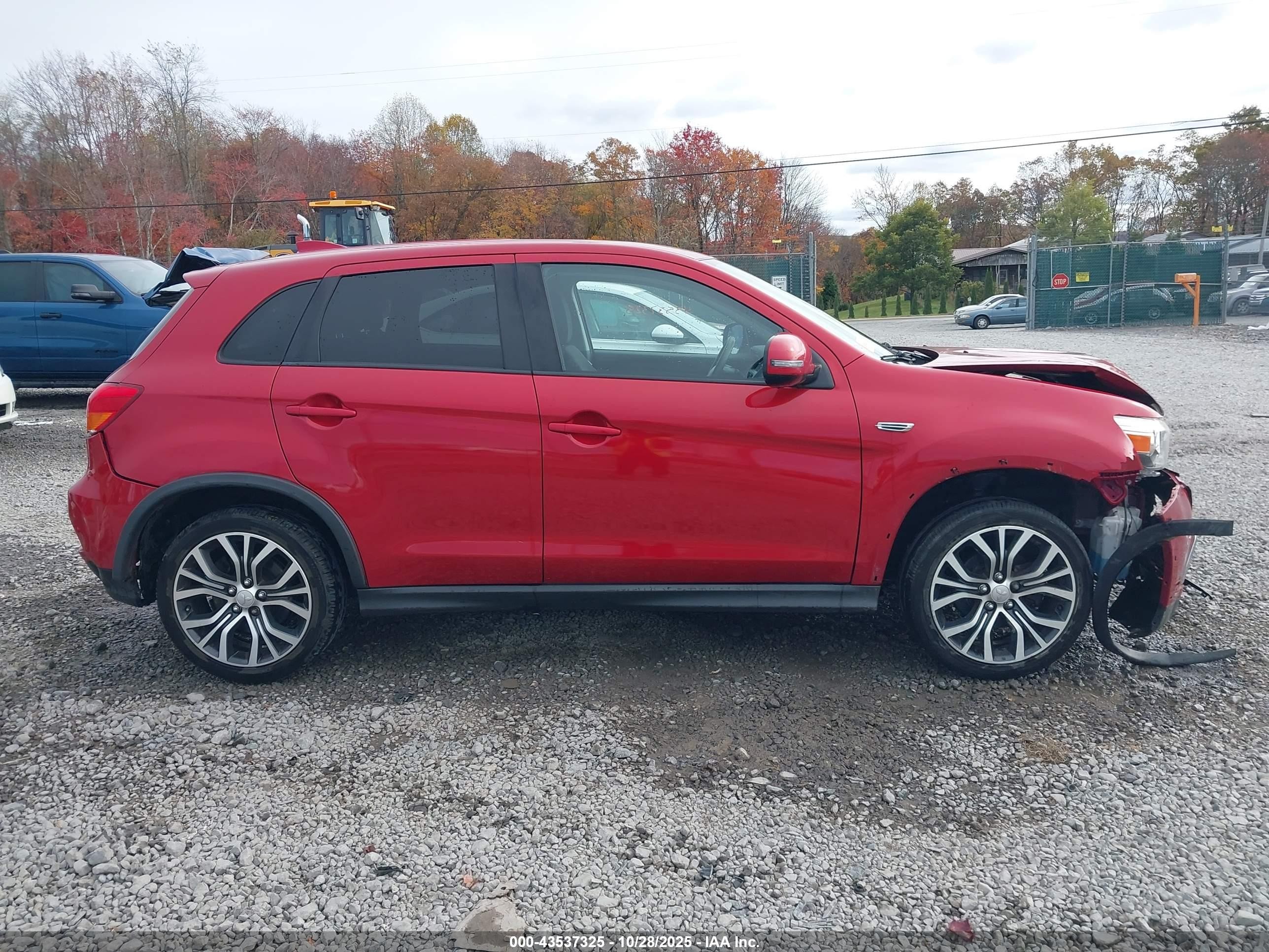 2019 Mitsubishi Outlander Sport 2.0 Es Red vin: JA4AP3AU3KU002852