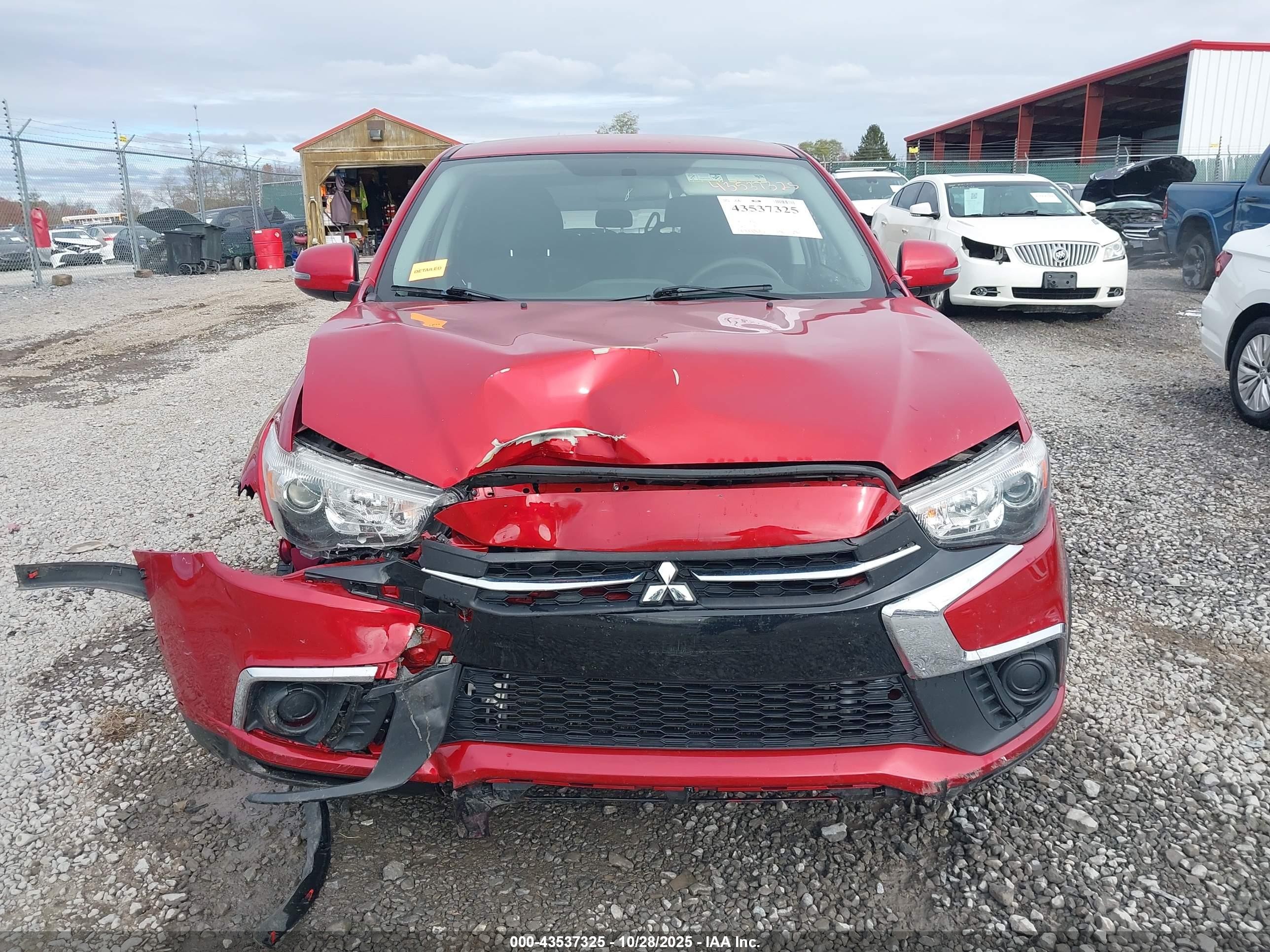2019 Mitsubishi Outlander Sport 2.0 Es Red vin: JA4AP3AU3KU002852