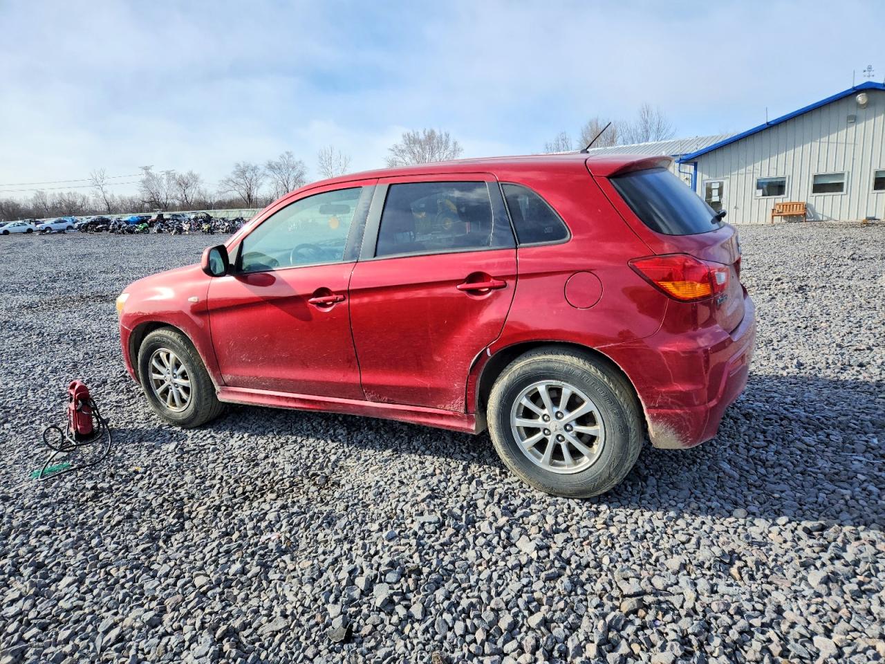 2011 Mitsubishi Outlander Sport Es Burgundy vin: JA4AP3AU4BZ002233