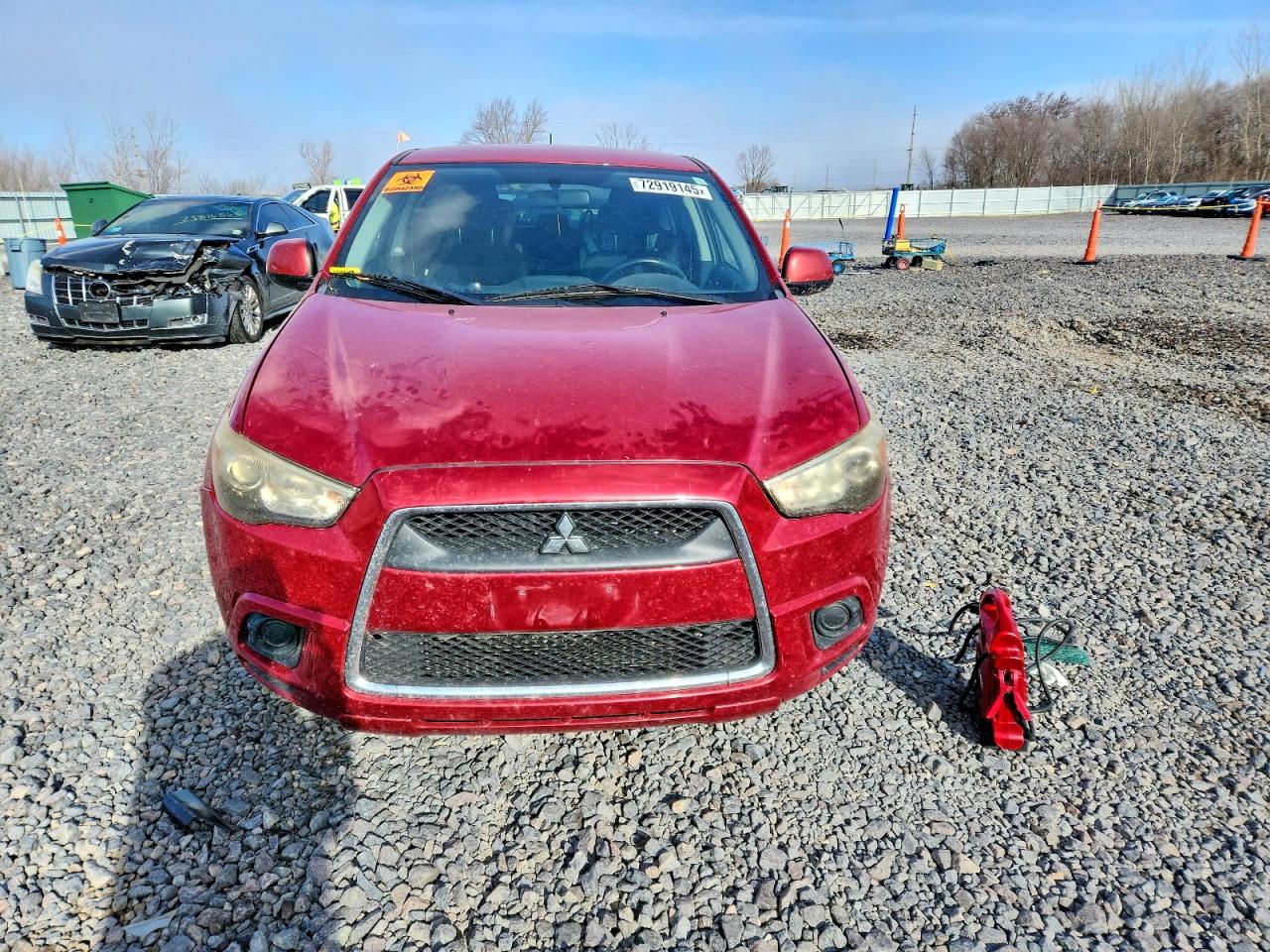 2011 Mitsubishi Outlander Sport Es Burgundy vin: JA4AP3AU4BZ002233