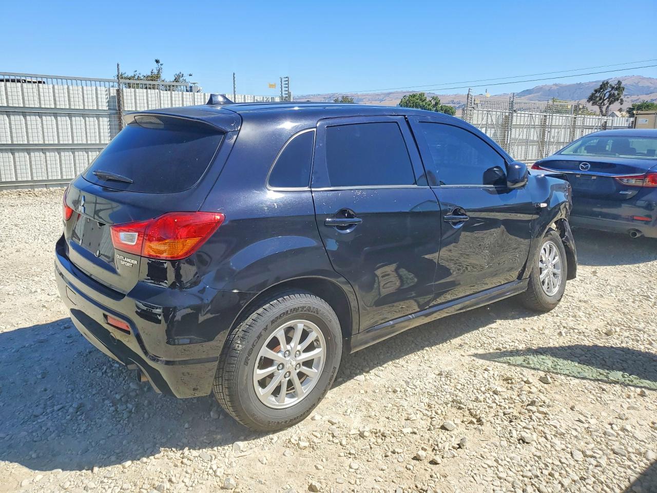 2012 Mitsubishi Outlander Sport Es Черный vin: JA4AP3AU4CZ001441