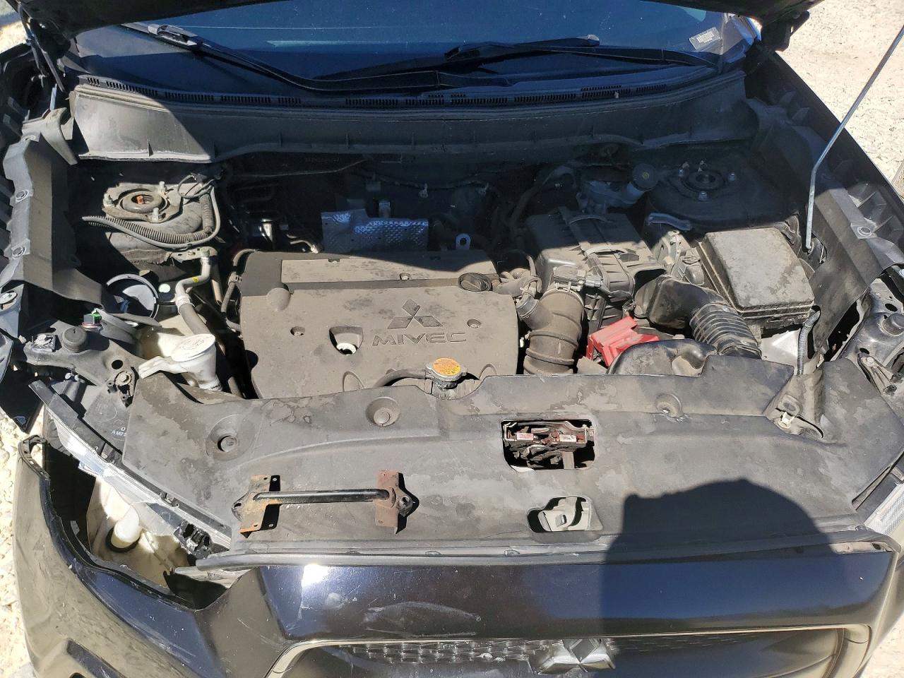 2012 Mitsubishi Outlander Sport Es Черный vin: JA4AP3AU4CZ001441