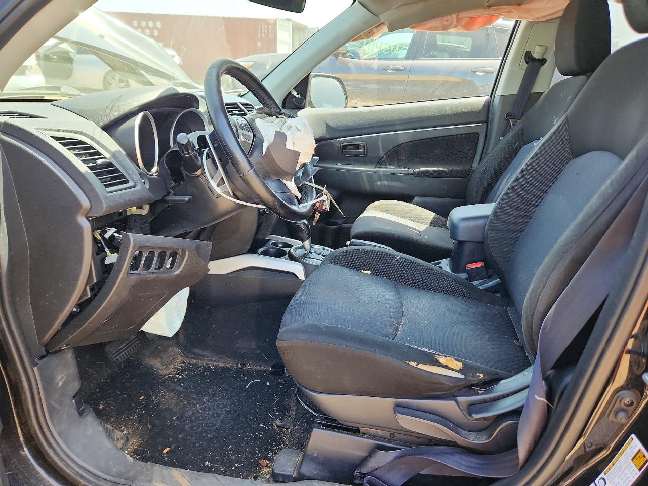 2012 Mitsubishi Outlander Sport Es Black vin: JA4AP3AU4CZ009233