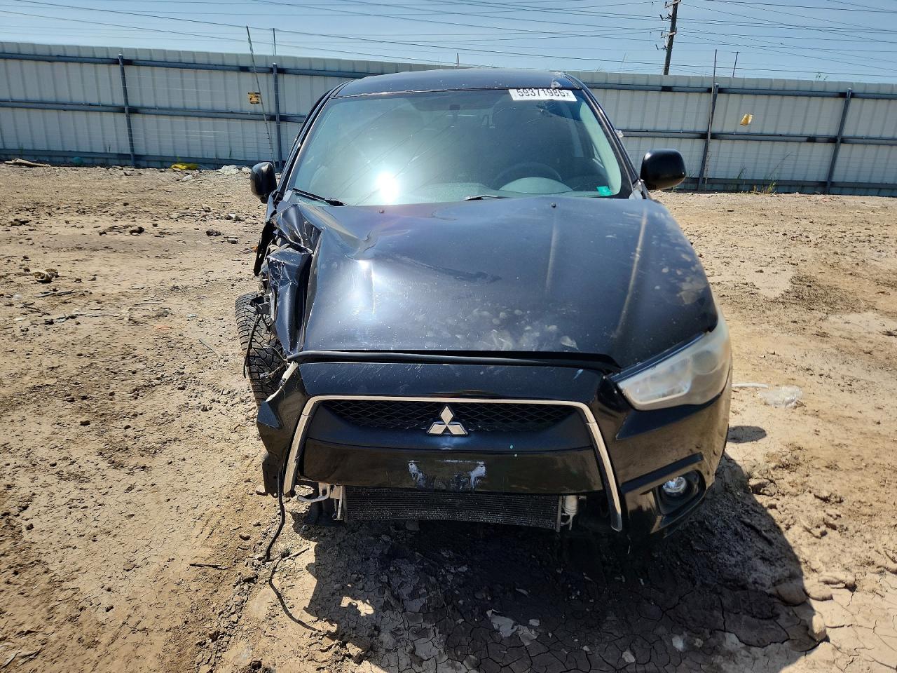 2012 Mitsubishi Outlander Sport Es Black vin: JA4AP3AU4CZ009233