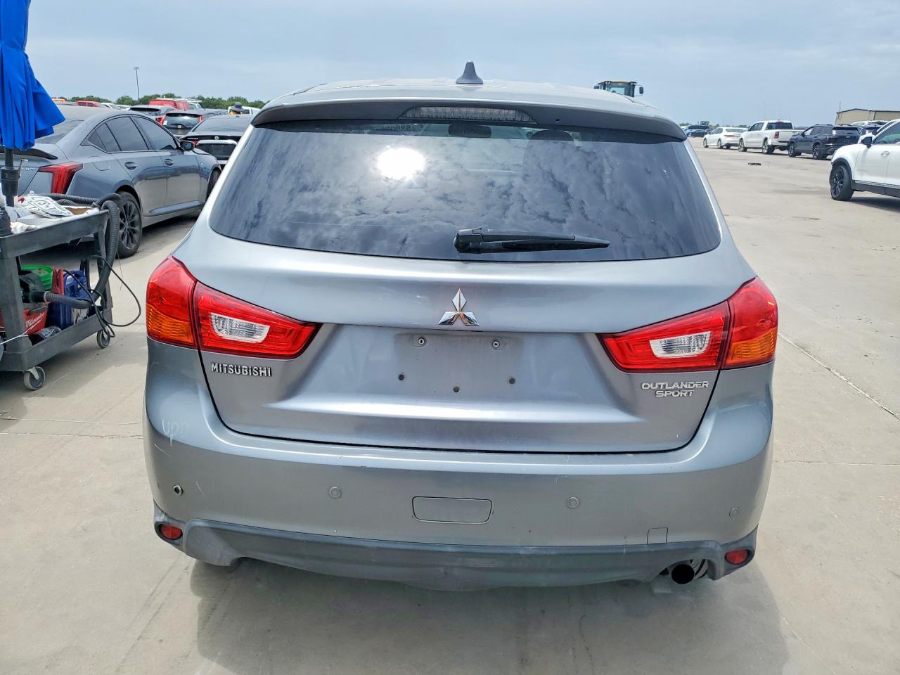 2017 Mitsubishi Outlander Sport Es Gray vin: JA4AP3AU4HZ026685