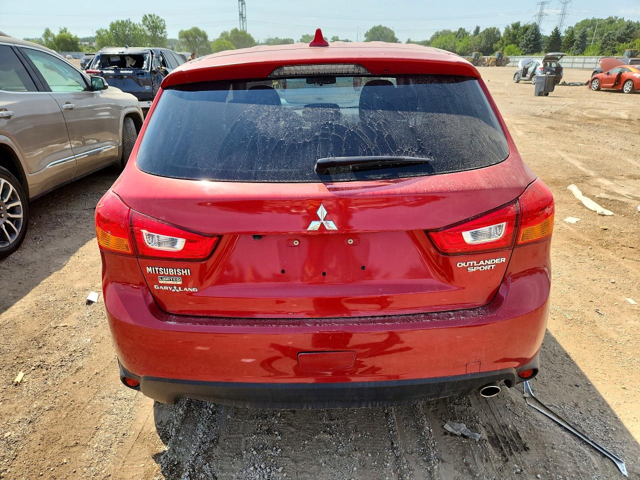 2017 Mitsubishi Outlander Sport Es Burgundy vin: JA4AP3AU4HZ070380