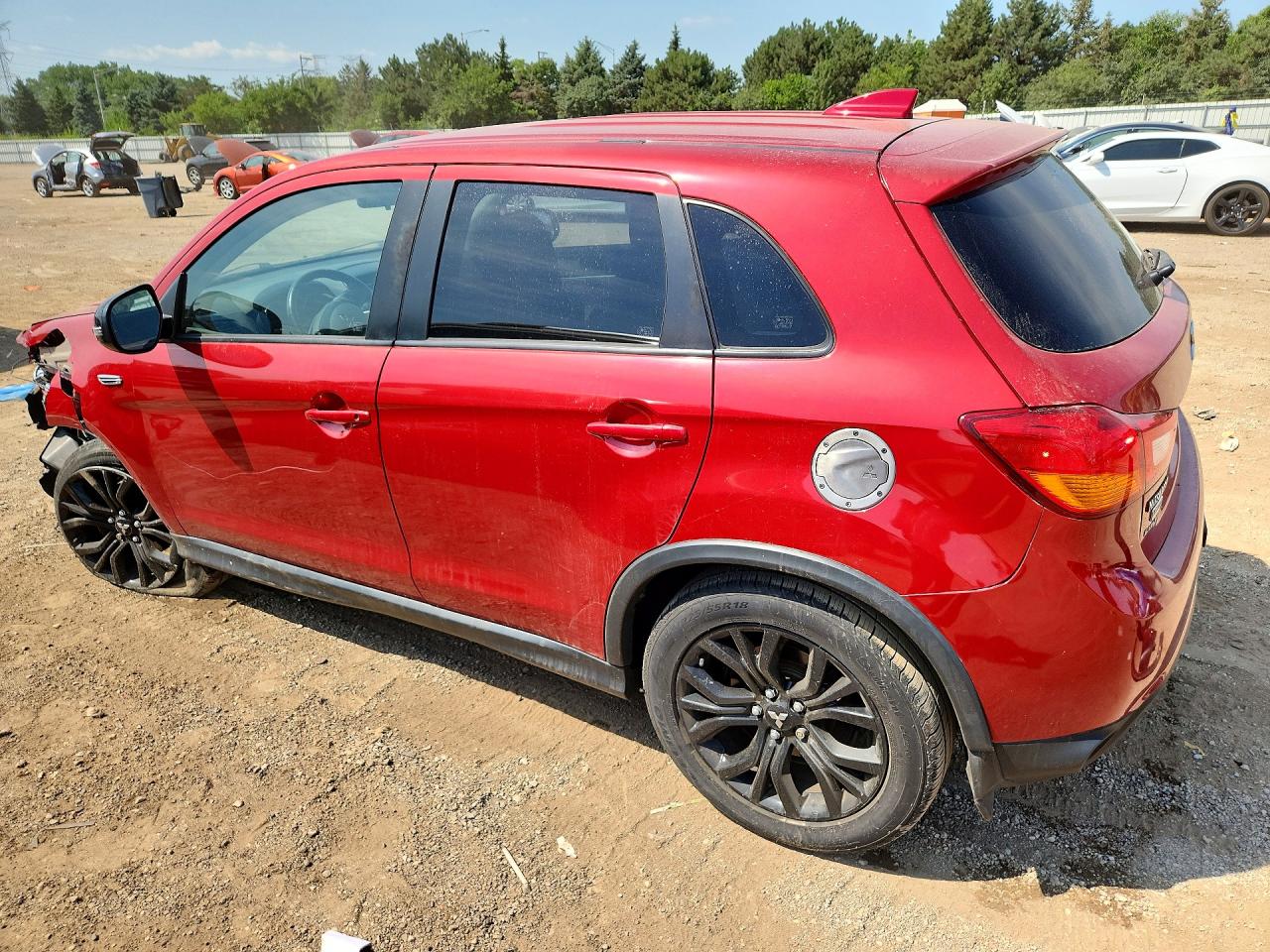 2017 Mitsubishi Outlander Sport Es Burgundy vin: JA4AP3AU4HZ070380