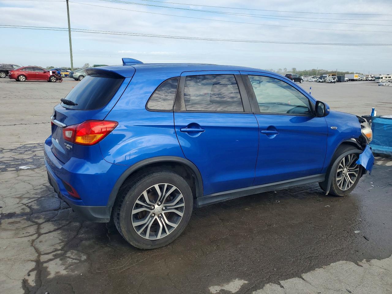 2018 Mitsubishi Outlander Sport Es Blue vin: JA4AP3AU4JZ003770