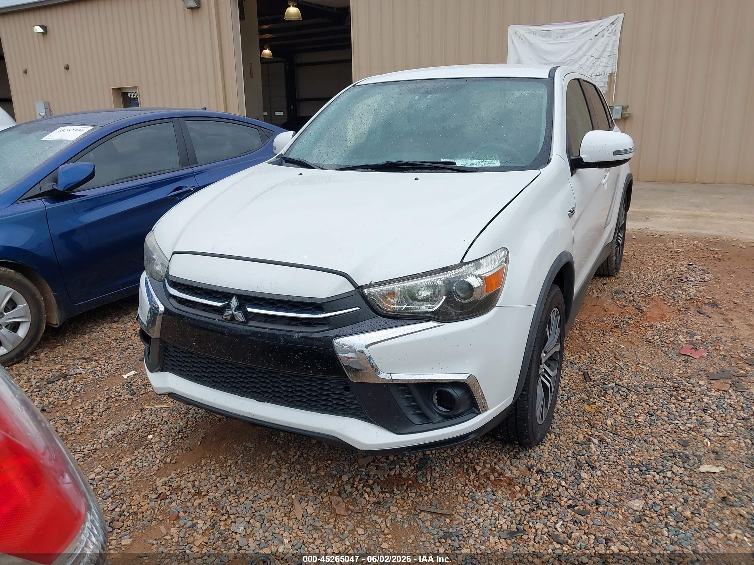 2019 Mitsubishi Outlander Sport 2.0 Es White vin: JA4AP3AU4KU011608
