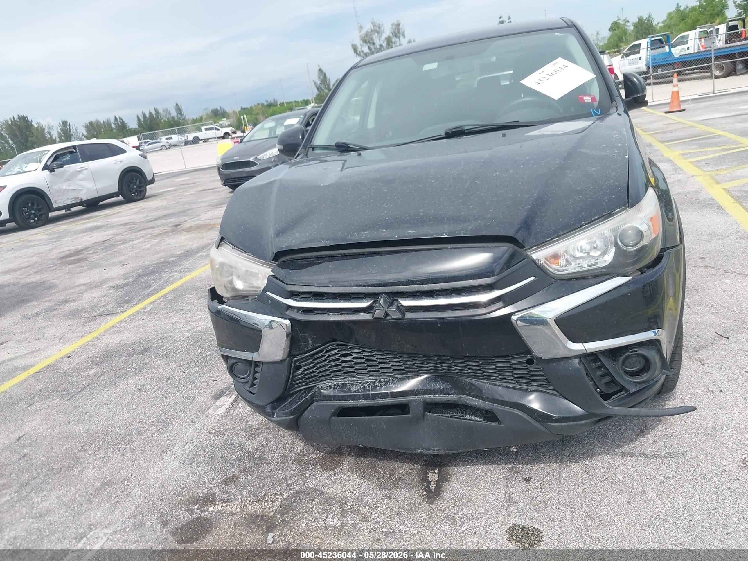 2019 Mitsubishi Outlander Sport 2.0 Es Черный vin: JA4AP3AU4KU015111