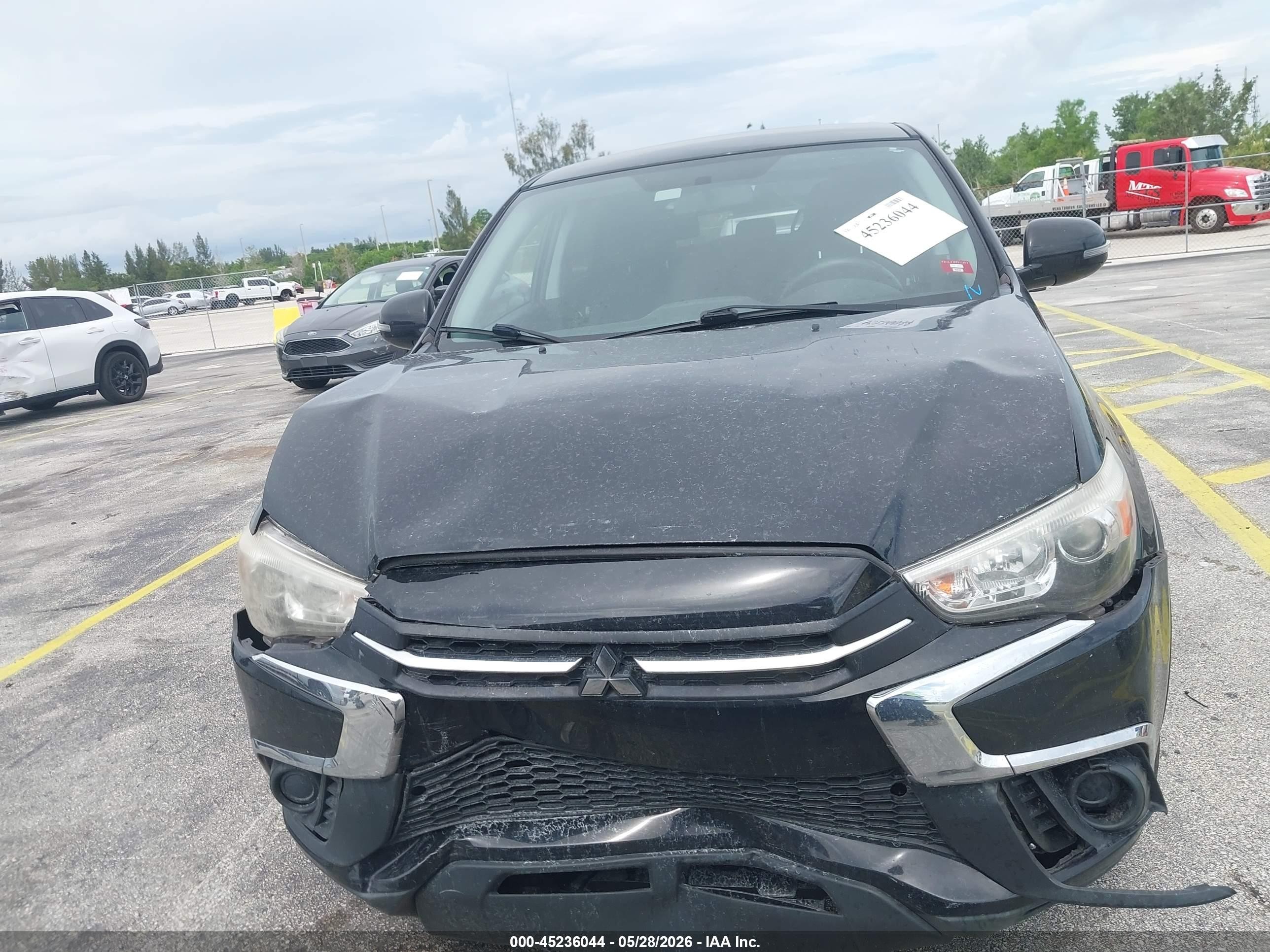 2019 Mitsubishi Outlander Sport 2.0 Es Черный vin: JA4AP3AU4KU015111