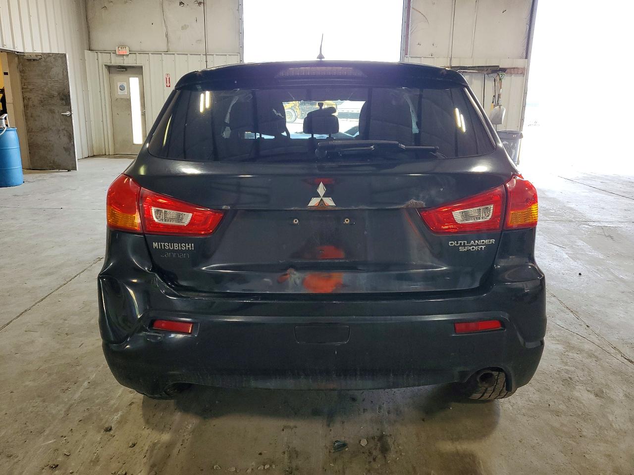2011 Mitsubishi Outlander Sport Es Black vin: JA4AP3AU5BZ005853