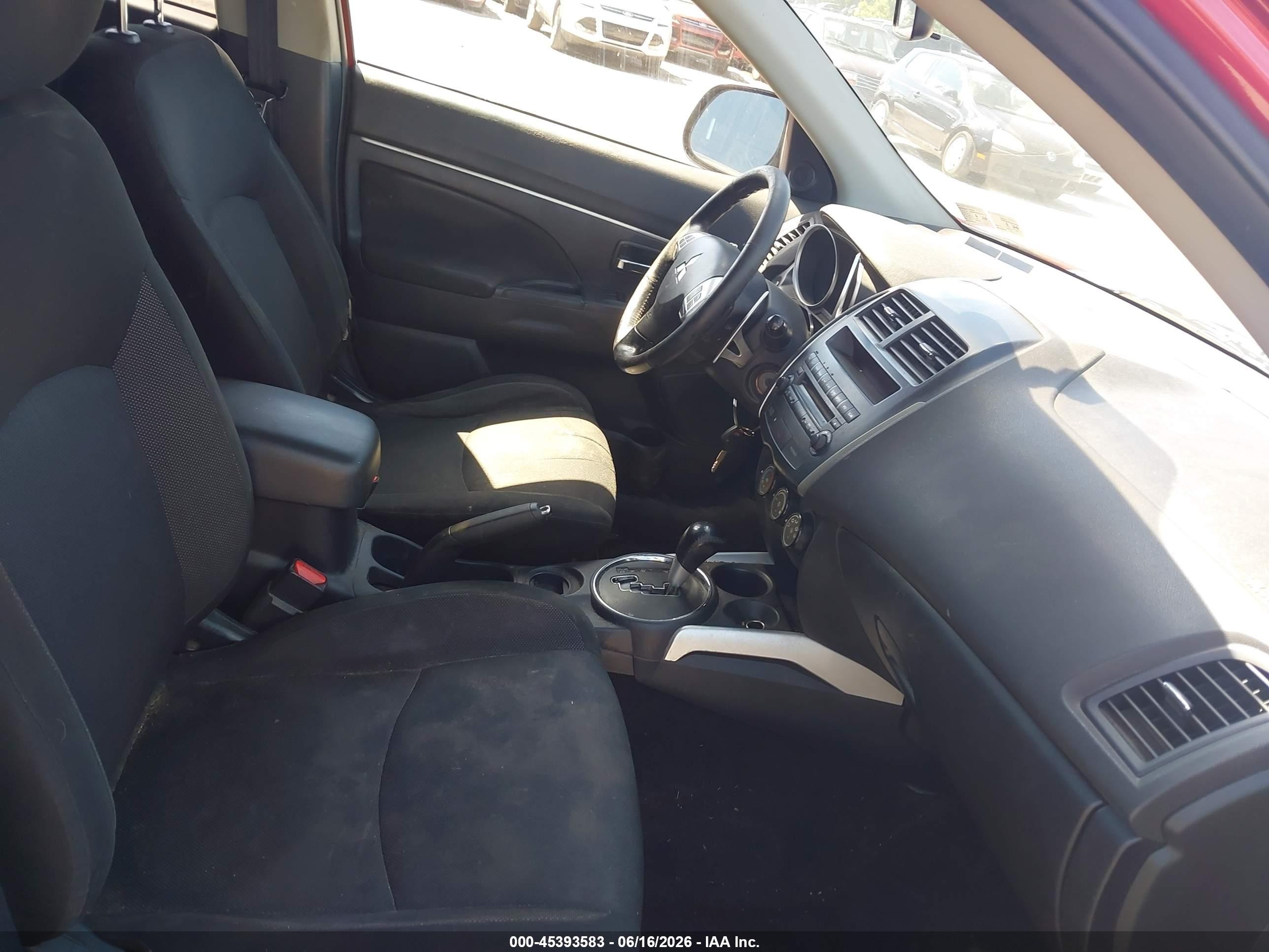 2011 Mitsubishi Outlander Sport Es Red vin: JA4AP3AU5BZ019381