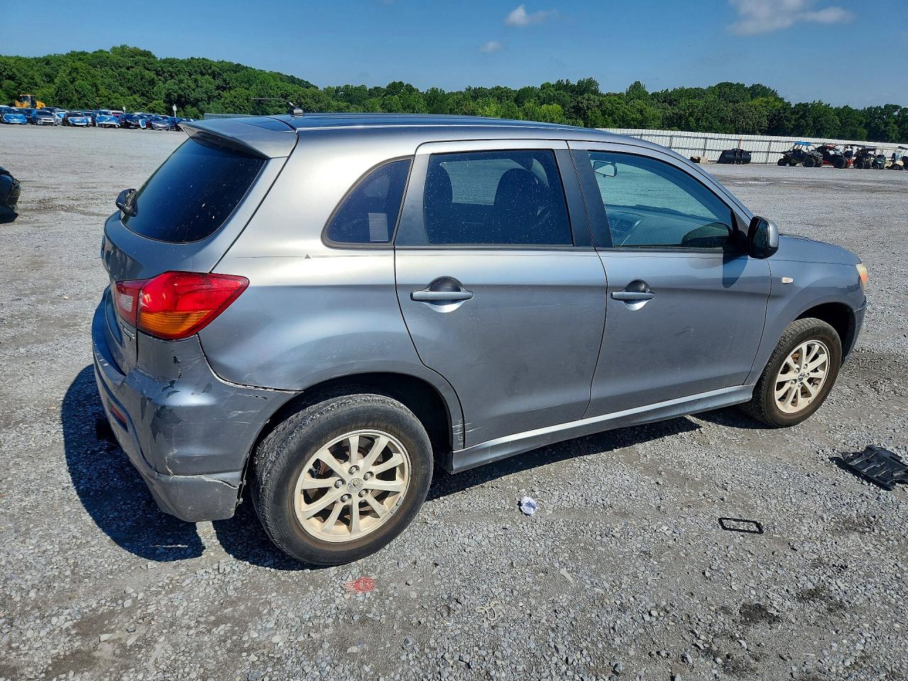2011 Mitsubishi Outlander Sport Es Gray vin: JA4AP3AU5BZ024421