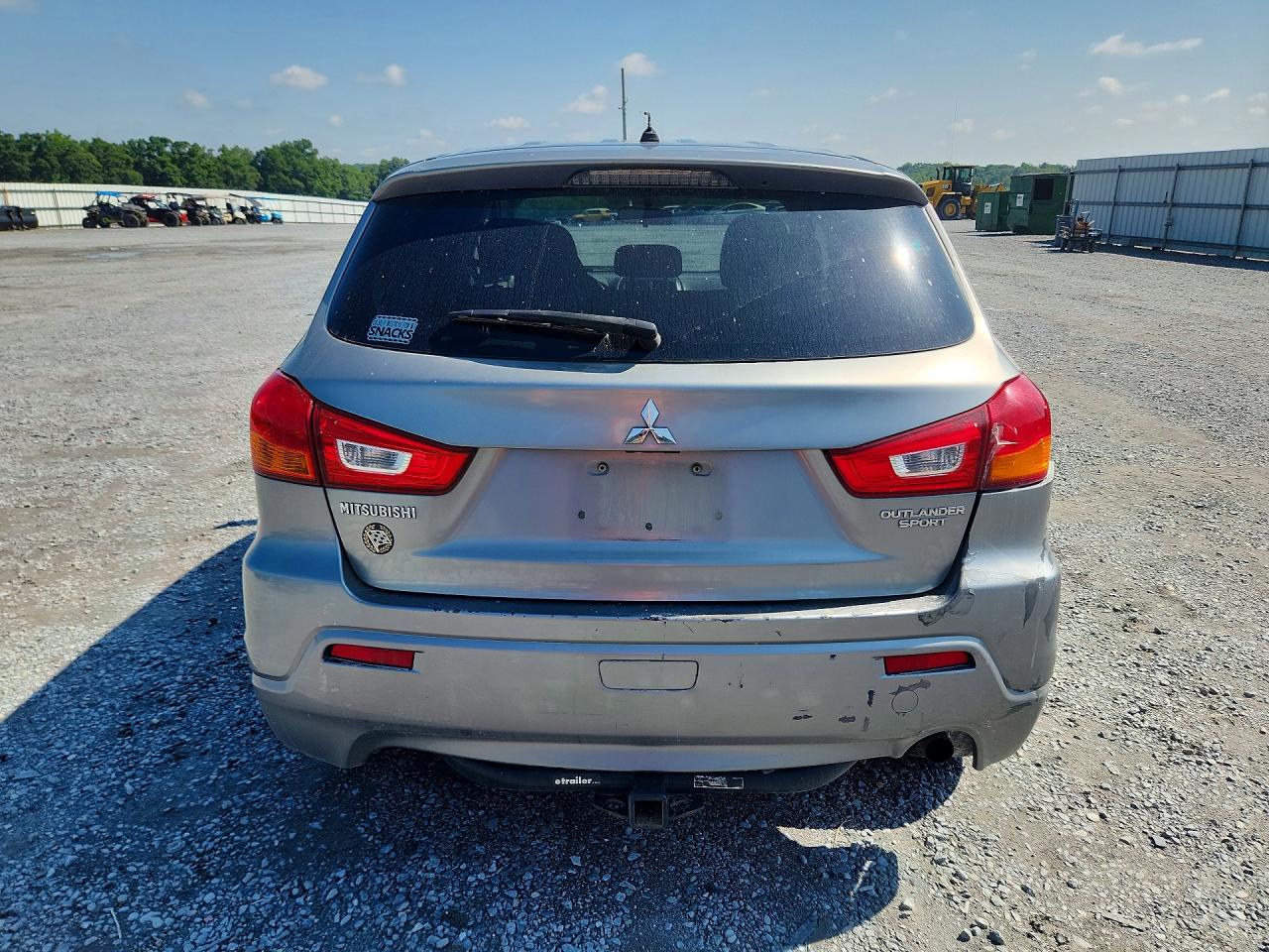 2011 Mitsubishi Outlander Sport Es Gray vin: JA4AP3AU5BZ024421