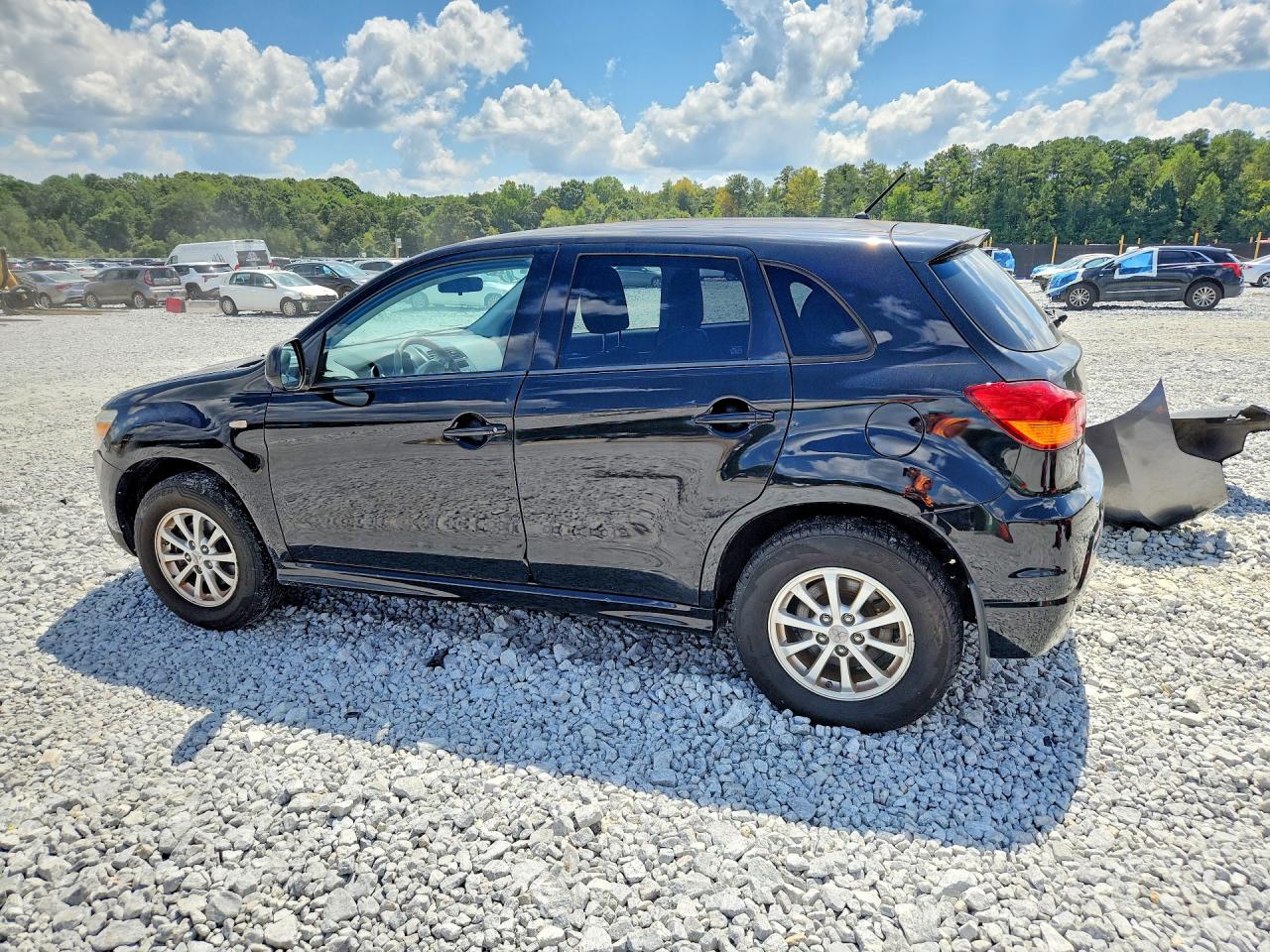 2012 Mitsubishi Outlander Sport Es Black vin: JA4AP3AU5CZ011024