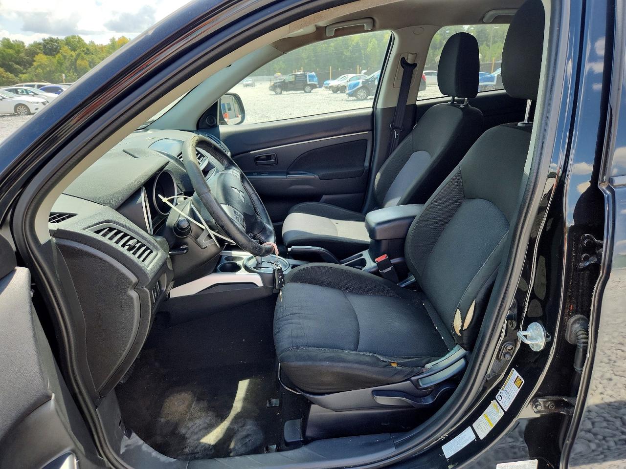 2012 Mitsubishi Outlander Sport Es Black vin: JA4AP3AU5CZ011024