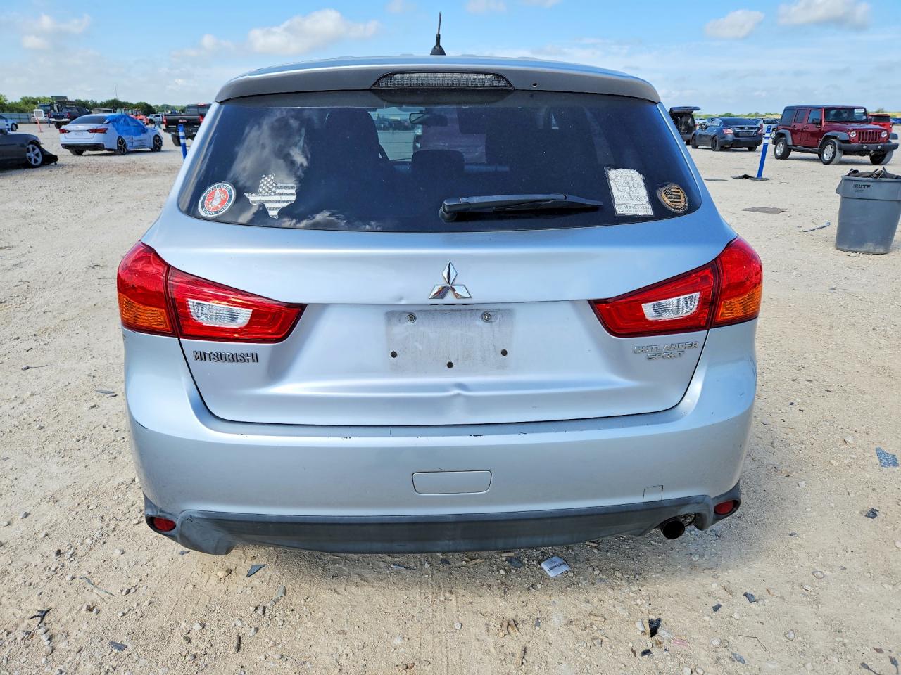 2016 Mitsubishi Outlander Sport Es Blue vin: JA4AP3AU5GZ025852