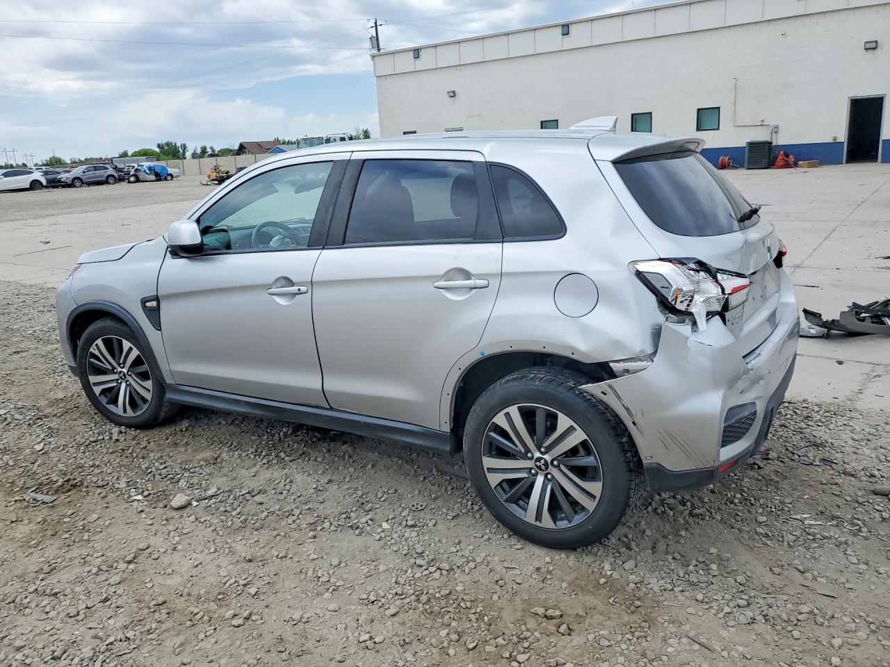 2020 Mitsubishi Outlander Sport Es Серебряный vin: JA4AP3AU5LU020402