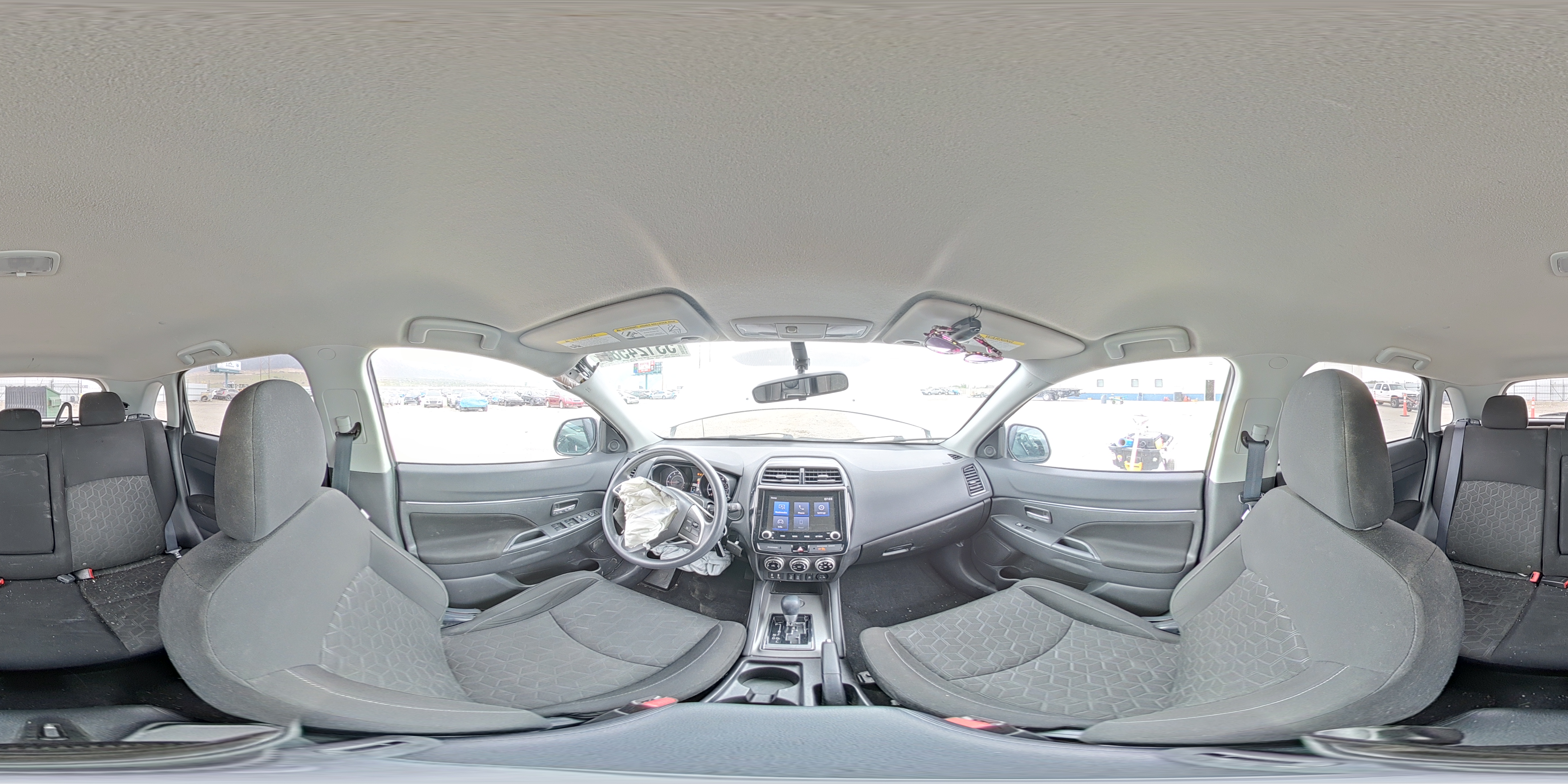 2020 Mitsubishi Outlander Sport Es Серебряный vin: JA4AP3AU5LU020402