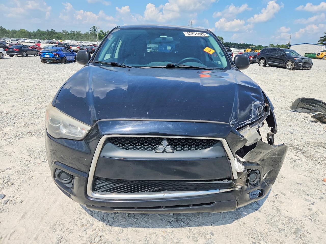 2011 Mitsubishi Outlander Sport Es Black vin: JA4AP3AU6BZ017400