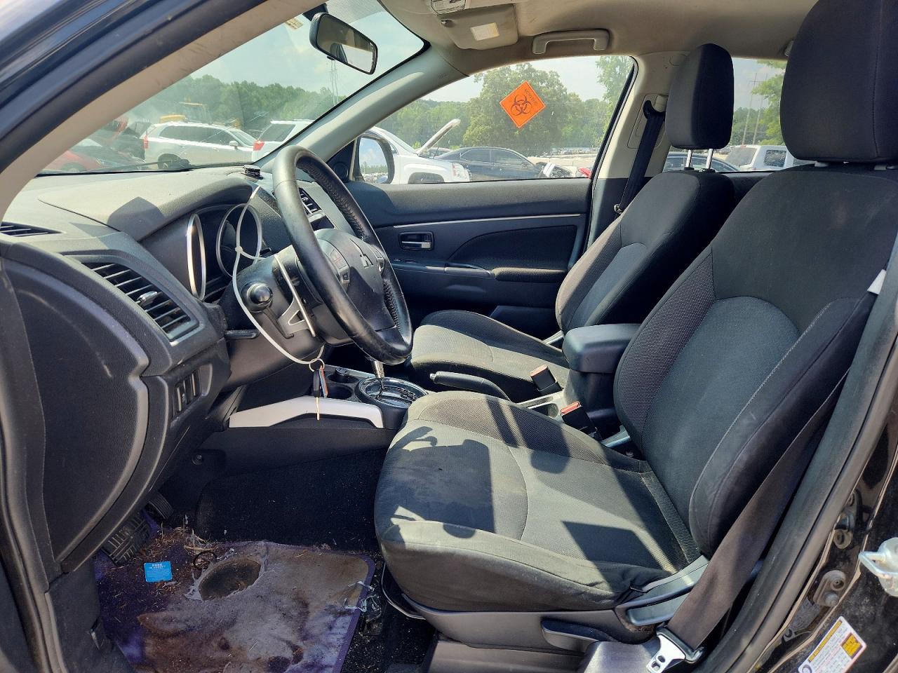 2011 Mitsubishi Outlander Sport Es Black vin: JA4AP3AU6BZ017400
