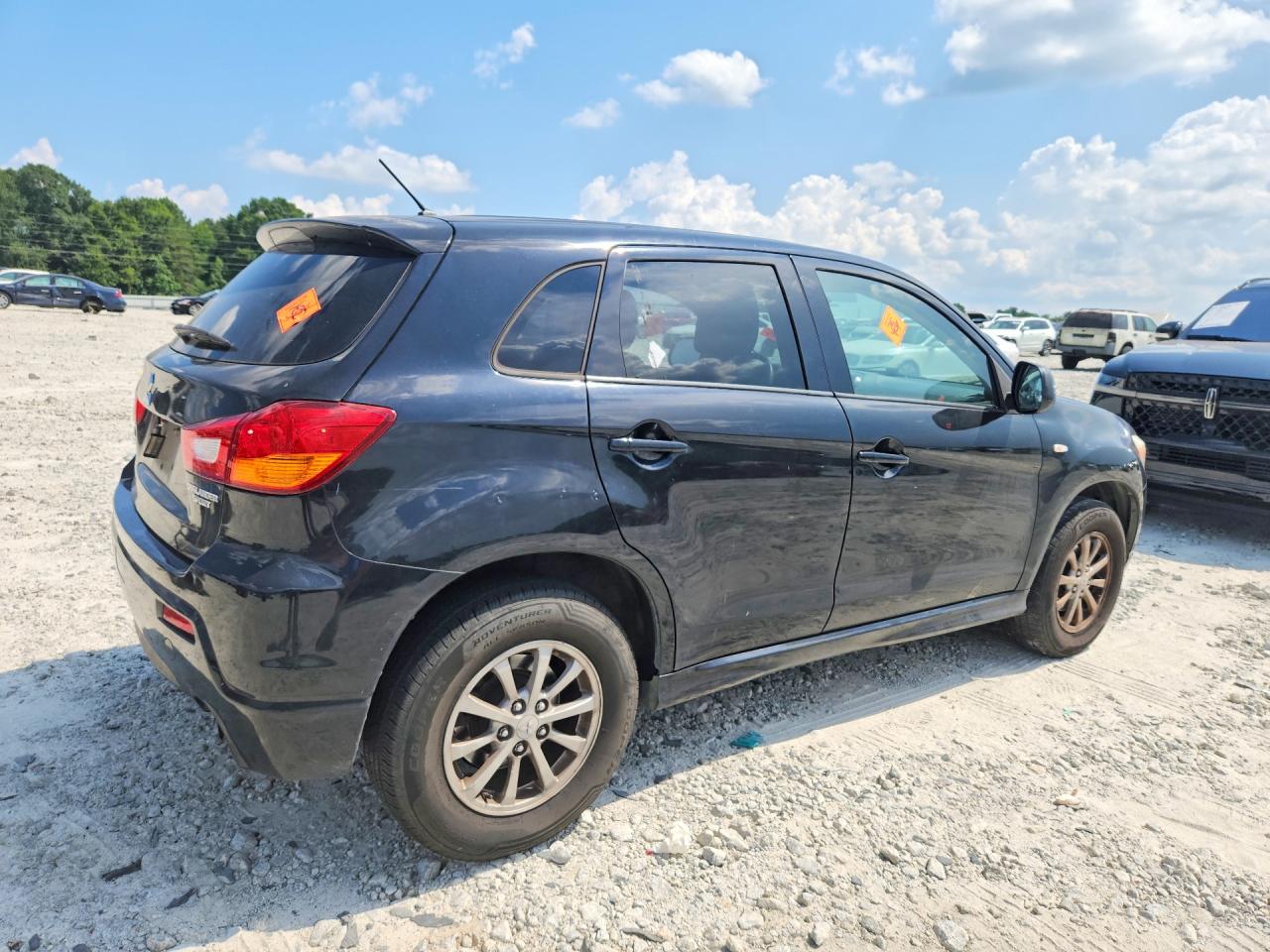 2011 Mitsubishi Outlander Sport Es Black vin: JA4AP3AU6BZ017400