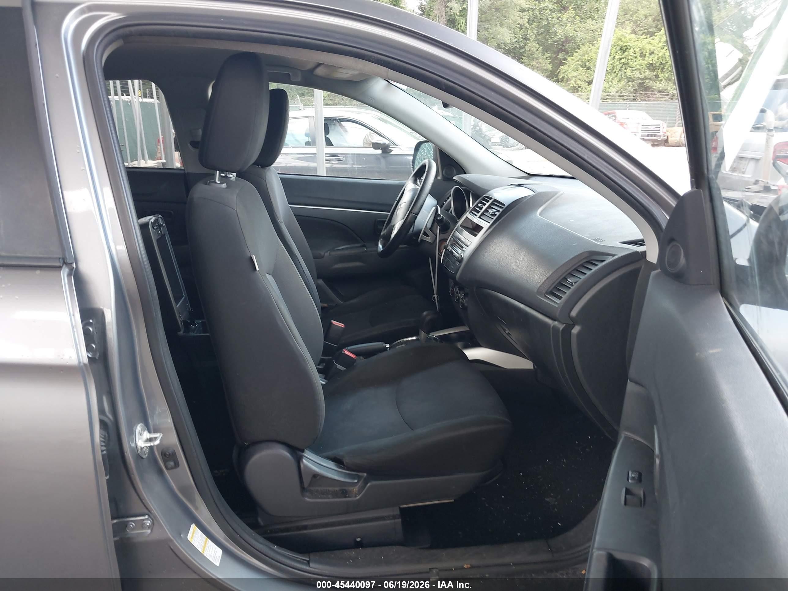 2012 Mitsubishi Outlander Sport Es Gray vin: JA4AP3AU6CZ011002