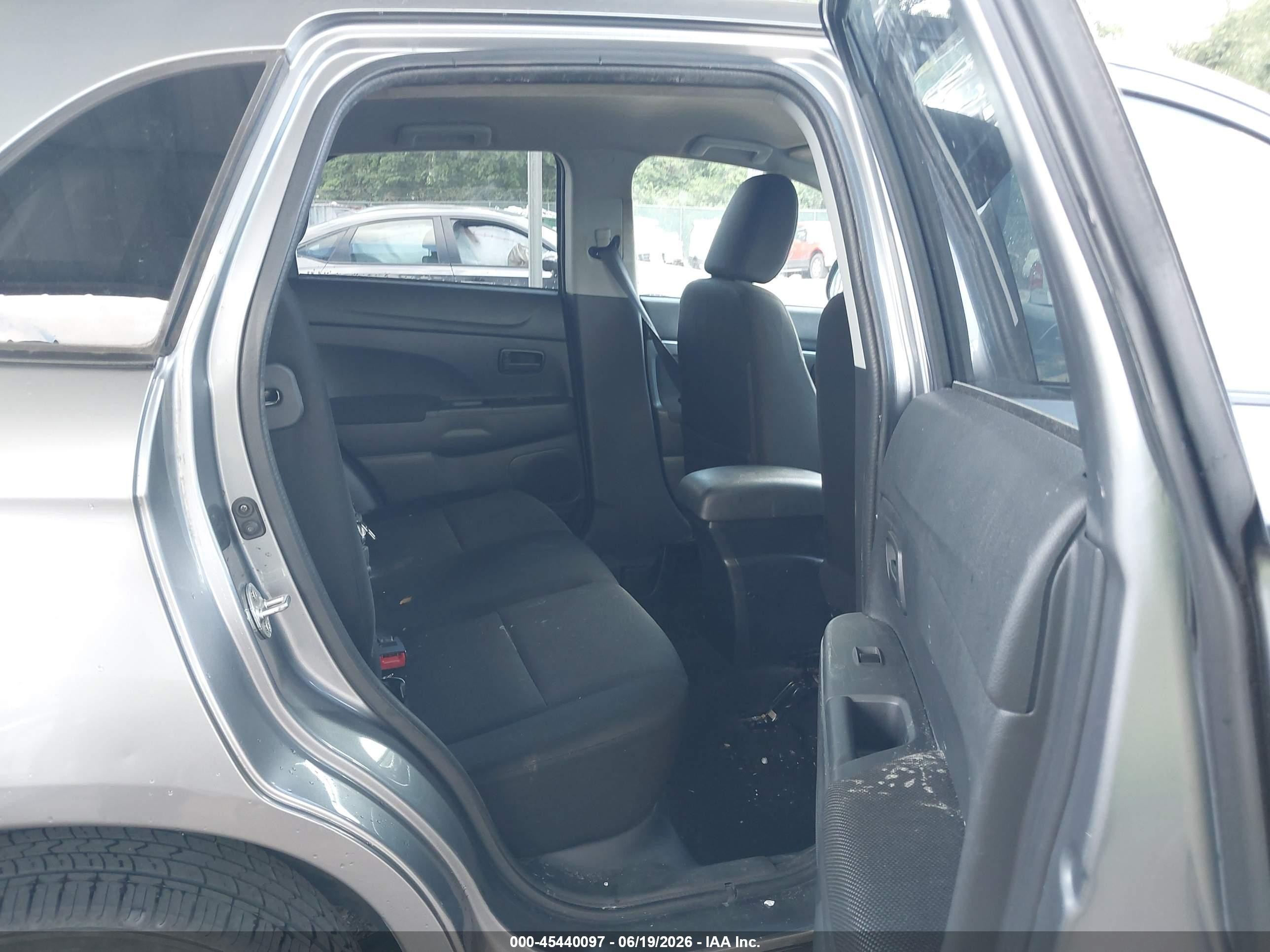 2012 Mitsubishi Outlander Sport Es Gray vin: JA4AP3AU6CZ011002