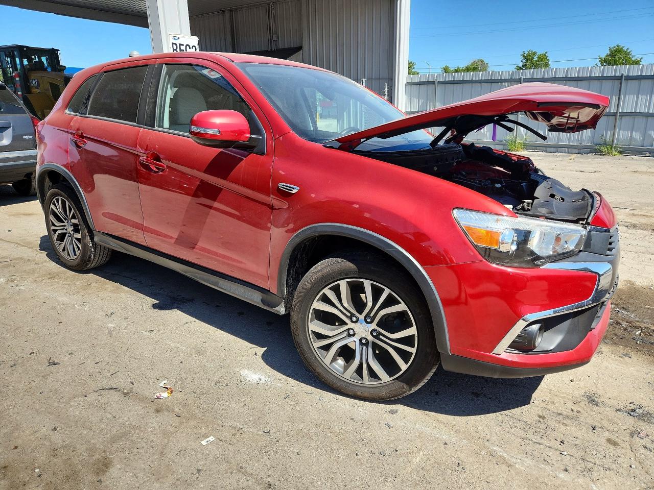 2017 Mitsubishi Outlander Sport Es Красный vin: JA4AP3AU6HZ031371