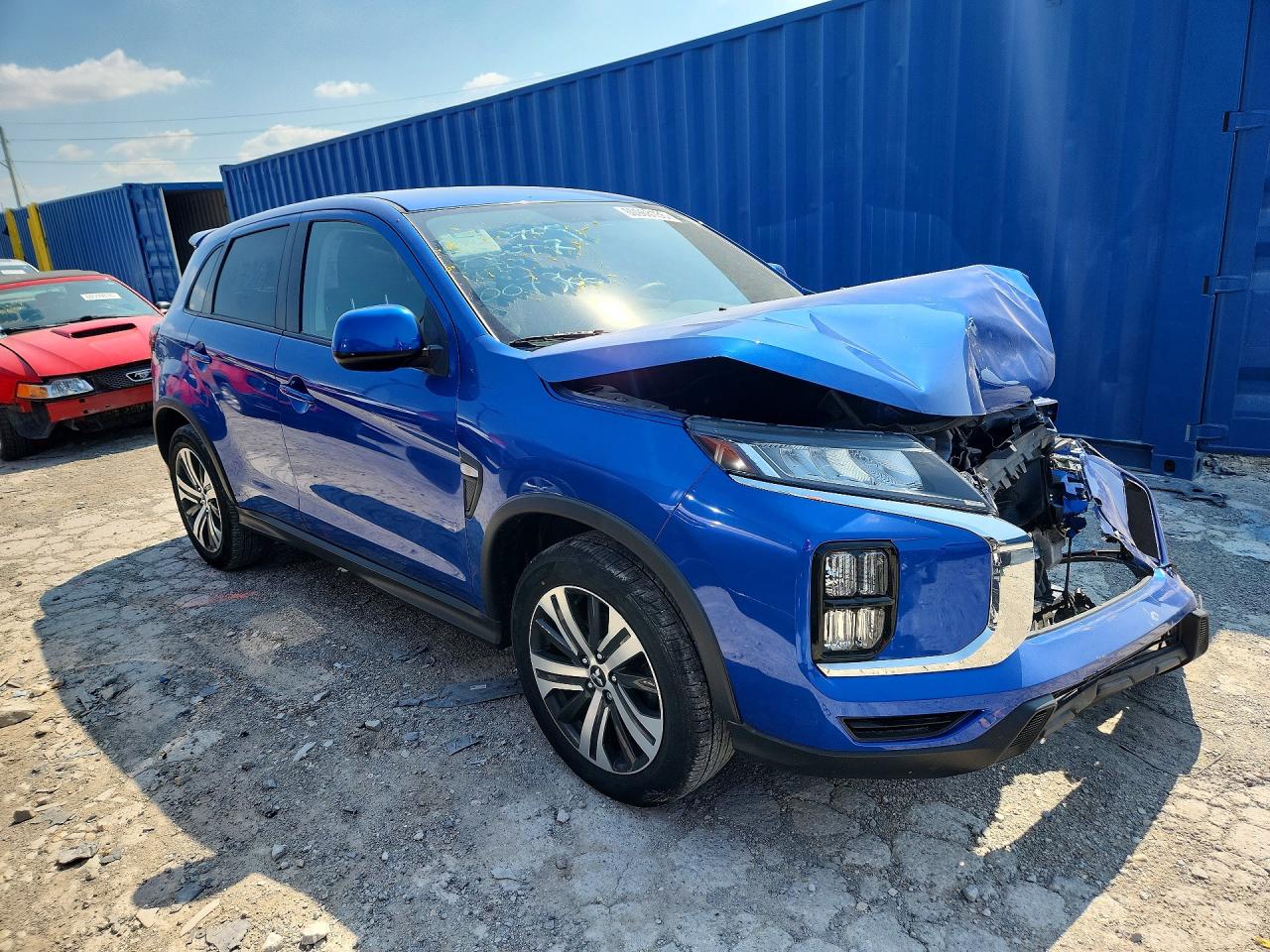 2020 Mitsubishi Outlander Sport Es Blue vin: JA4AP3AU6LU007366