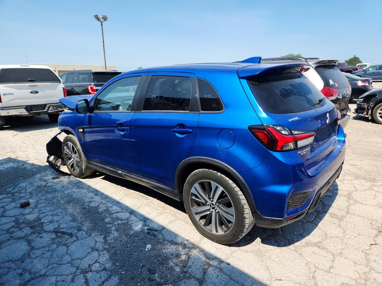 2020 Mitsubishi Outlander Sport Es Blue vin: JA4AP3AU6LU007366