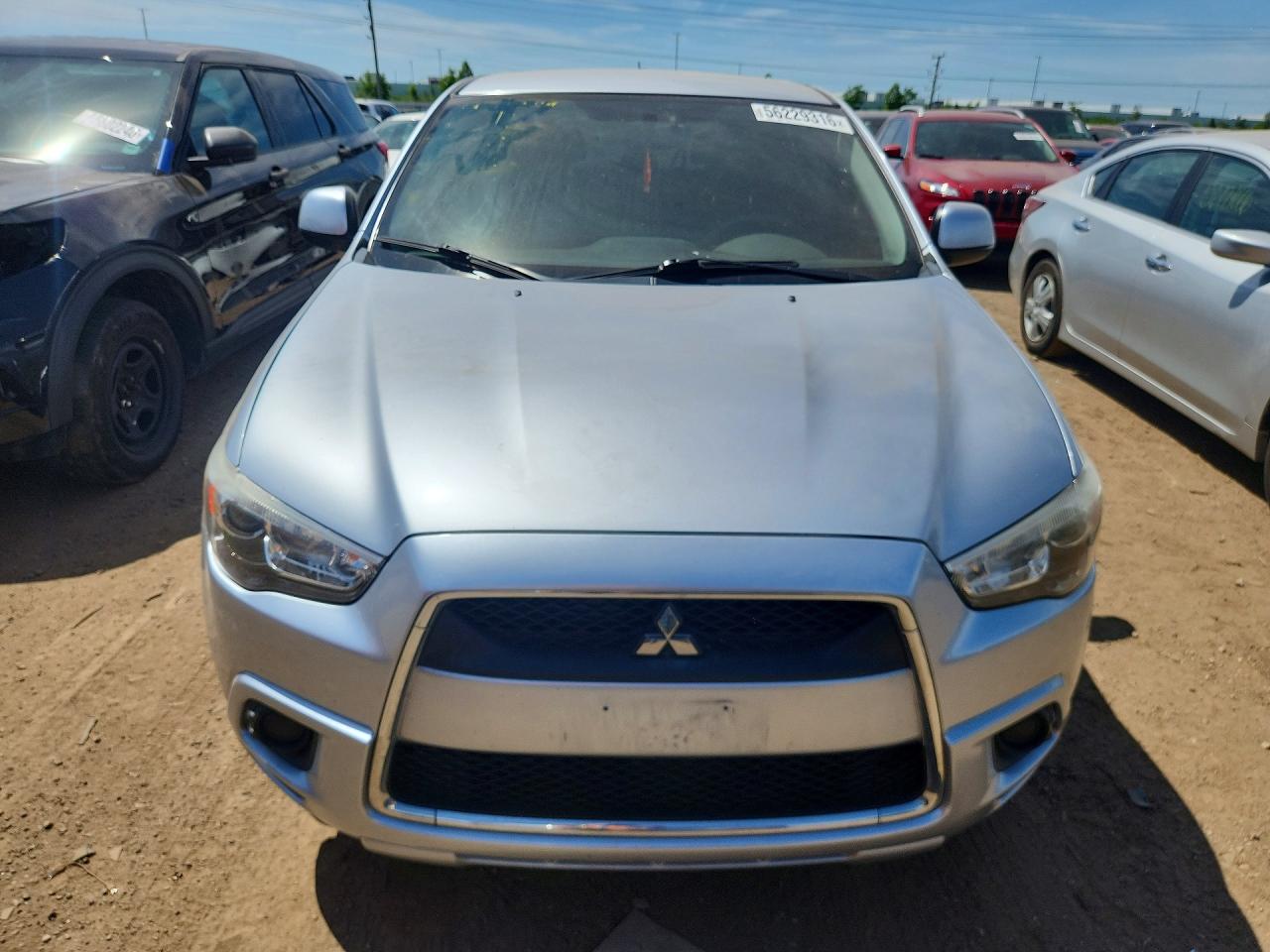 2011 Mitsubishi Outlander Sport Es Серебряный vin: JA4AP3AU7BZ003389